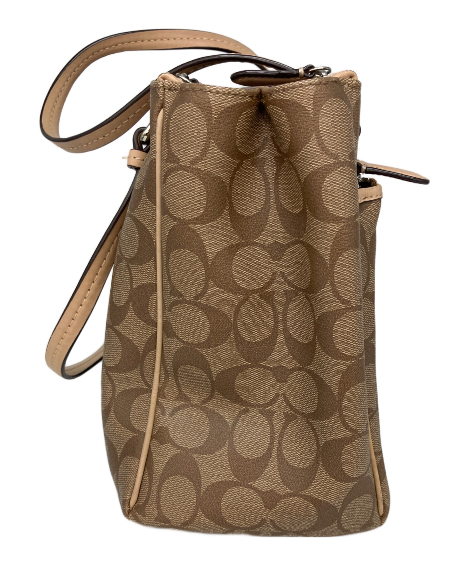 新品 未使用 COACH ショルダーバッグ ブラウン 中古・古着通販】COACH (コーチ) ショルダーバッグ ブラウン｜ブランド