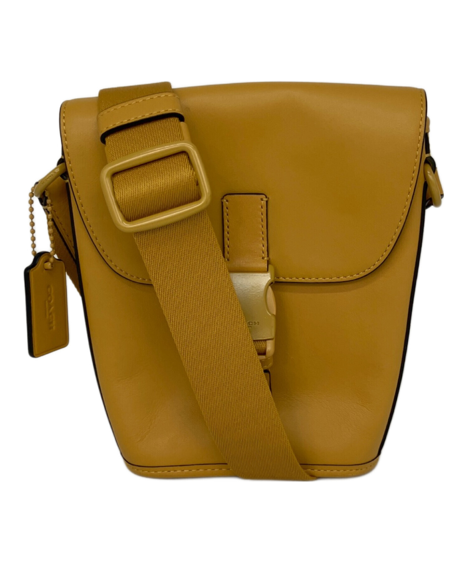 中古・古着通販】COACH (コーチ) ショルダーバッグ イエロー｜ブランド