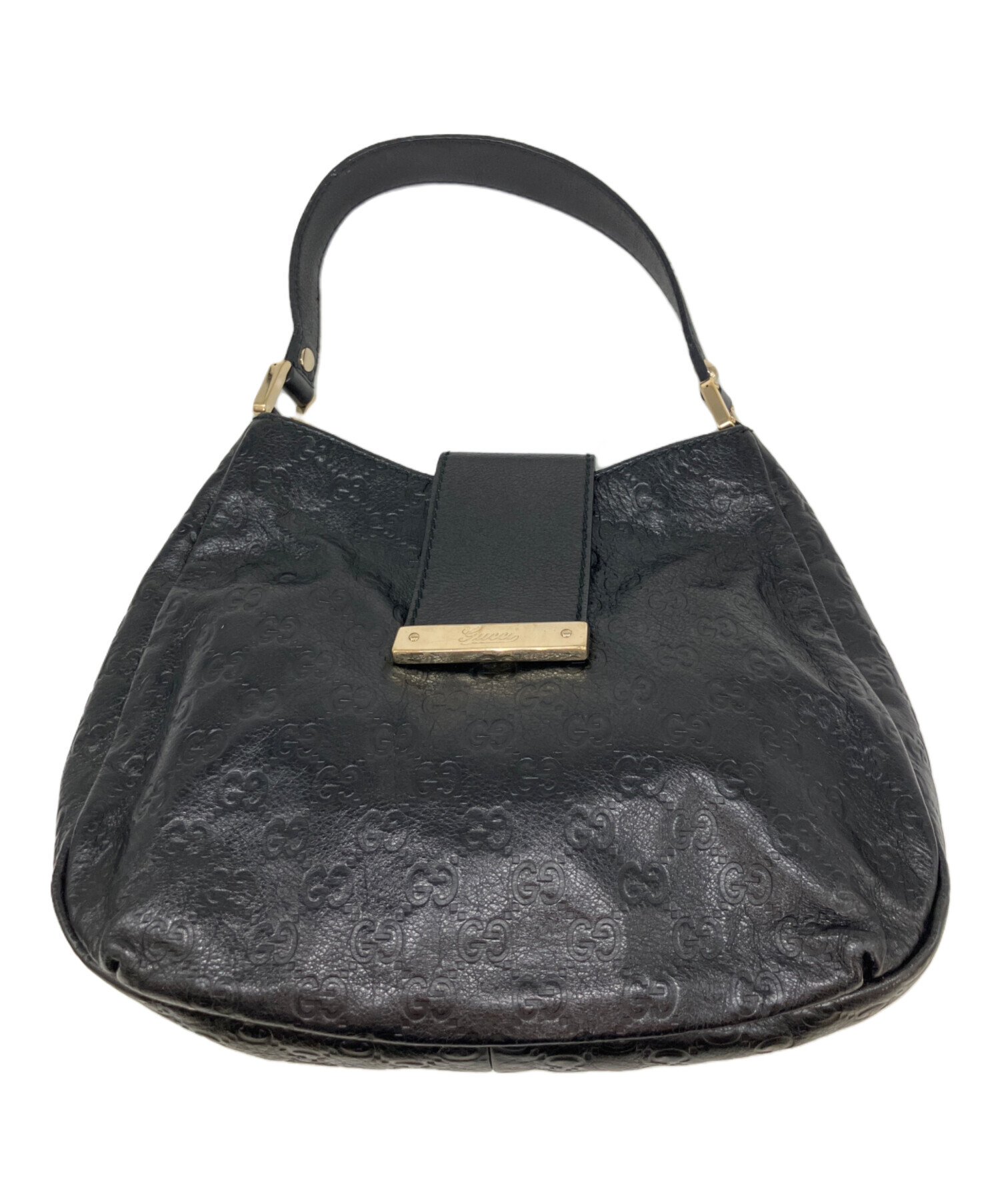 中古・古着通販】GUCCI (グッチ) ワンショルダーバッグ ブラック