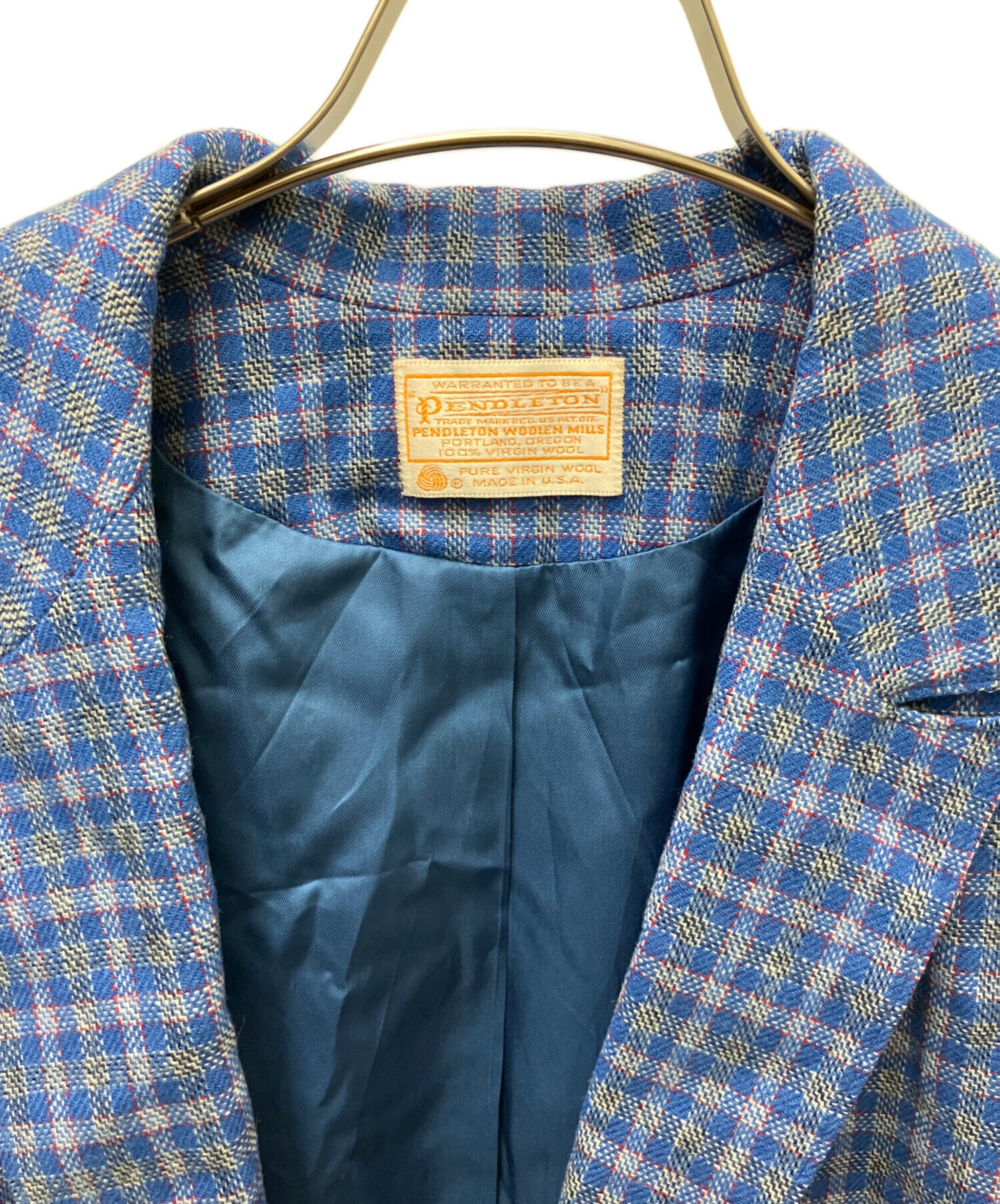 PENDLETON　MADE IN USA テーラードジャケット 中古・古着通販】PENDLETON (ペンドルトン) テーラードジャケット