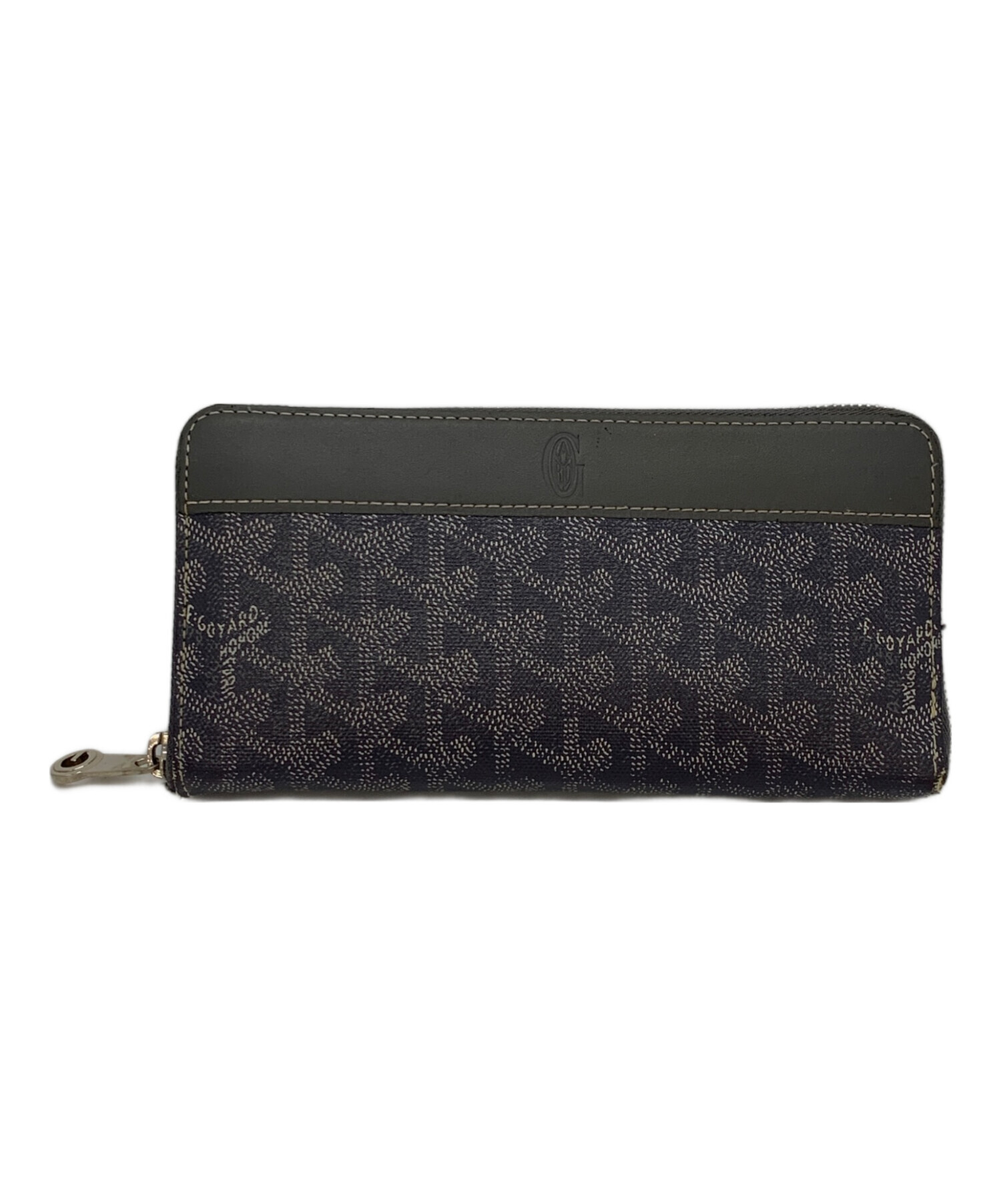 GOYARD　ラウンドファスナー付き長財布 中古・古着通販】GOYARD (ゴヤール) ラウンドファスナー長財布 グレー