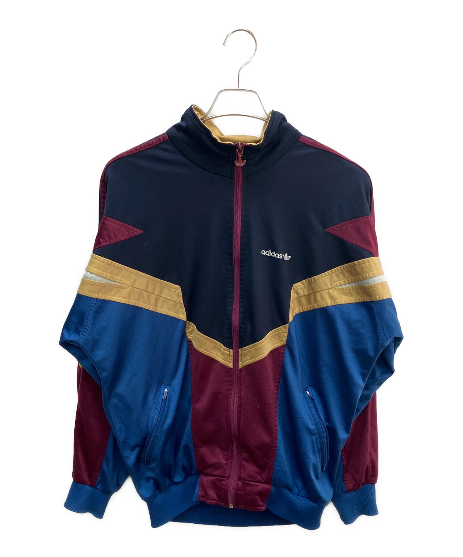 ヴィンテージアディダス古着 トラックジャケットマルチカラーDB895 中古・古着通販】adidas (アディダス) トラックジャケット マルチ