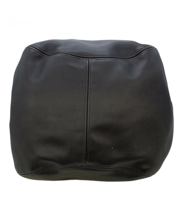 中古・古着通販】COACH (コーチ) レザートートバッグ ブラック