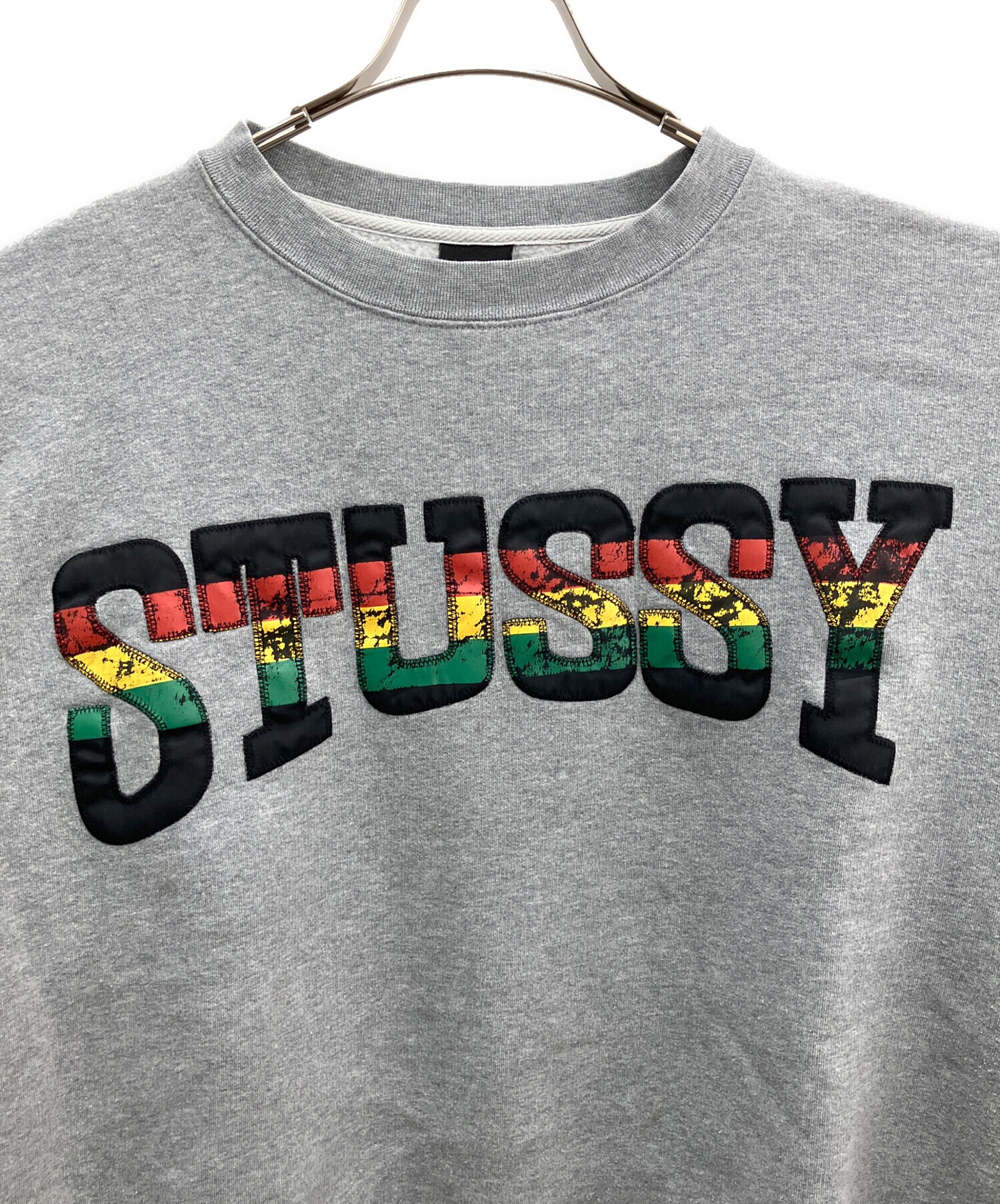 中古・古着通販】stussy (ステューシー) シルバータグ ラスタカラー