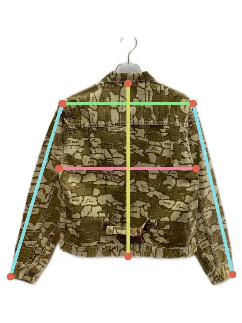 中古・古着通販】EVISU (エヴィス) デニムジャケット カーキ サイズ:38