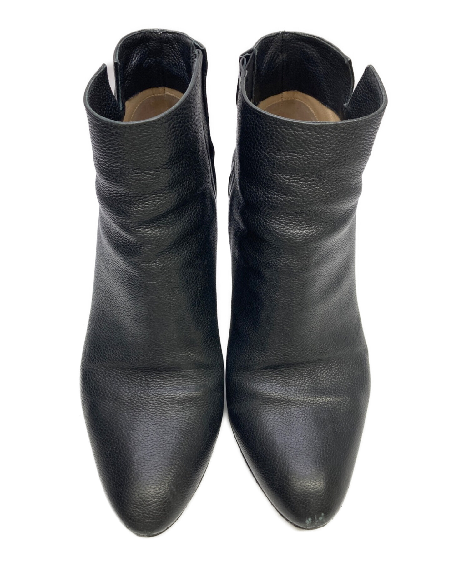 中古・古着通販】JIMMY CHOO (ジミーチュウ) レザーショートブーツ 