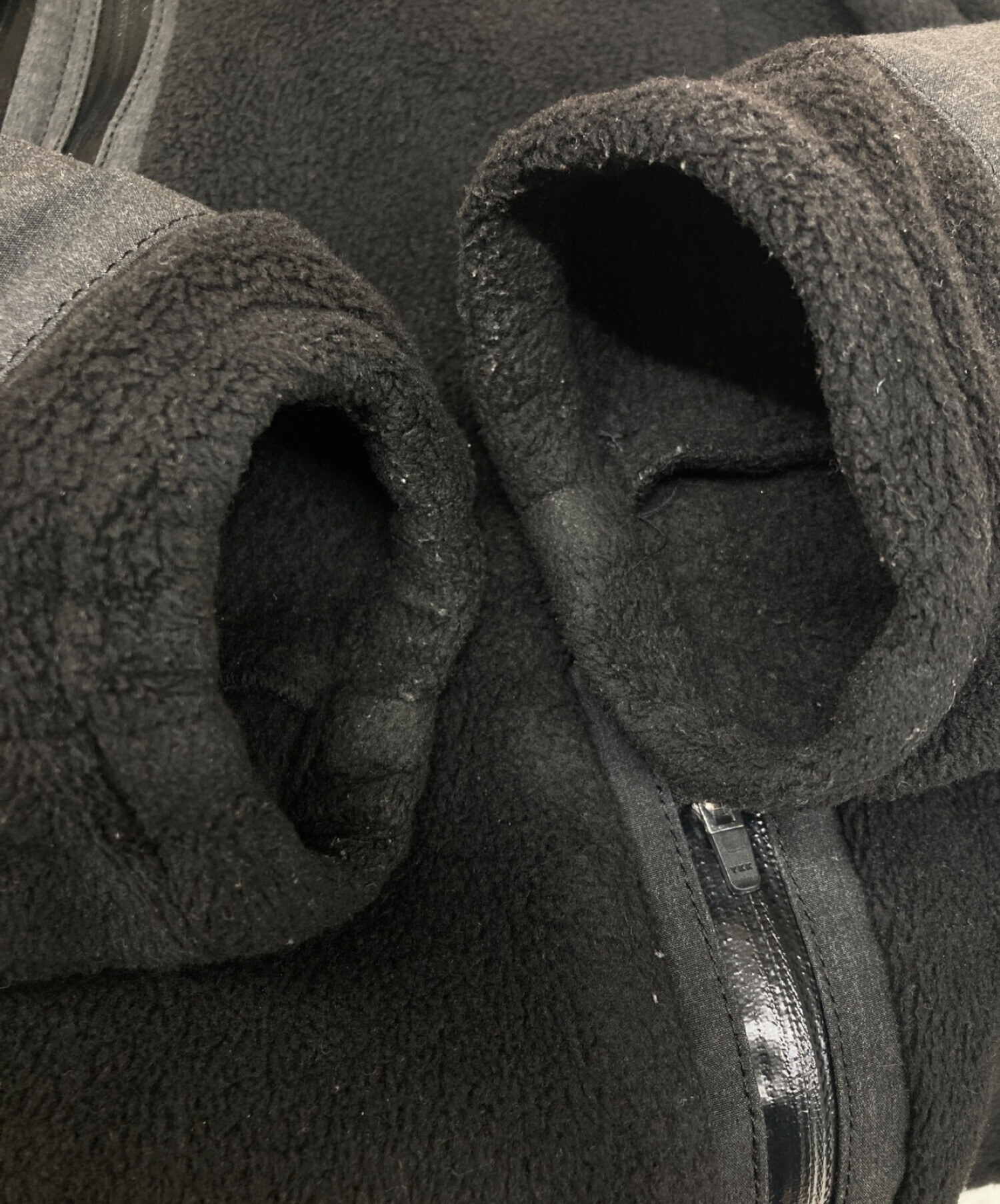 中古・古着通販】YAECA (ヤエカ) フリースジャケット ブラック サイズ