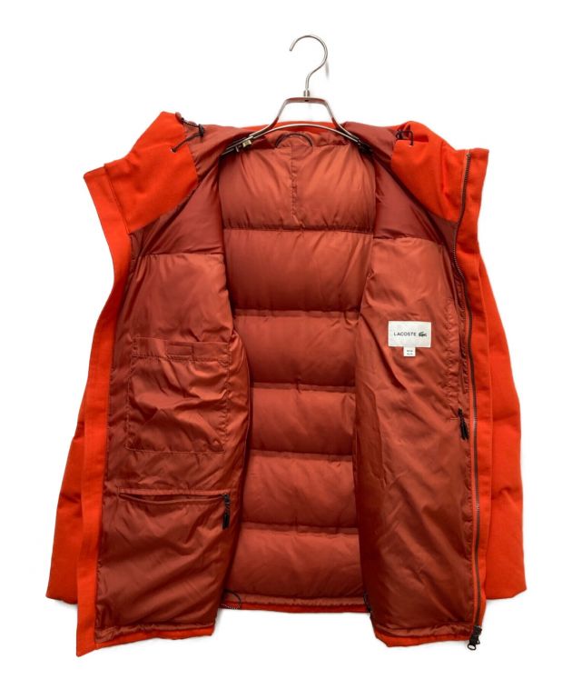 中古・古着通販】LACOSTE (ラコステ) ピケダウンジャケット オレンジ