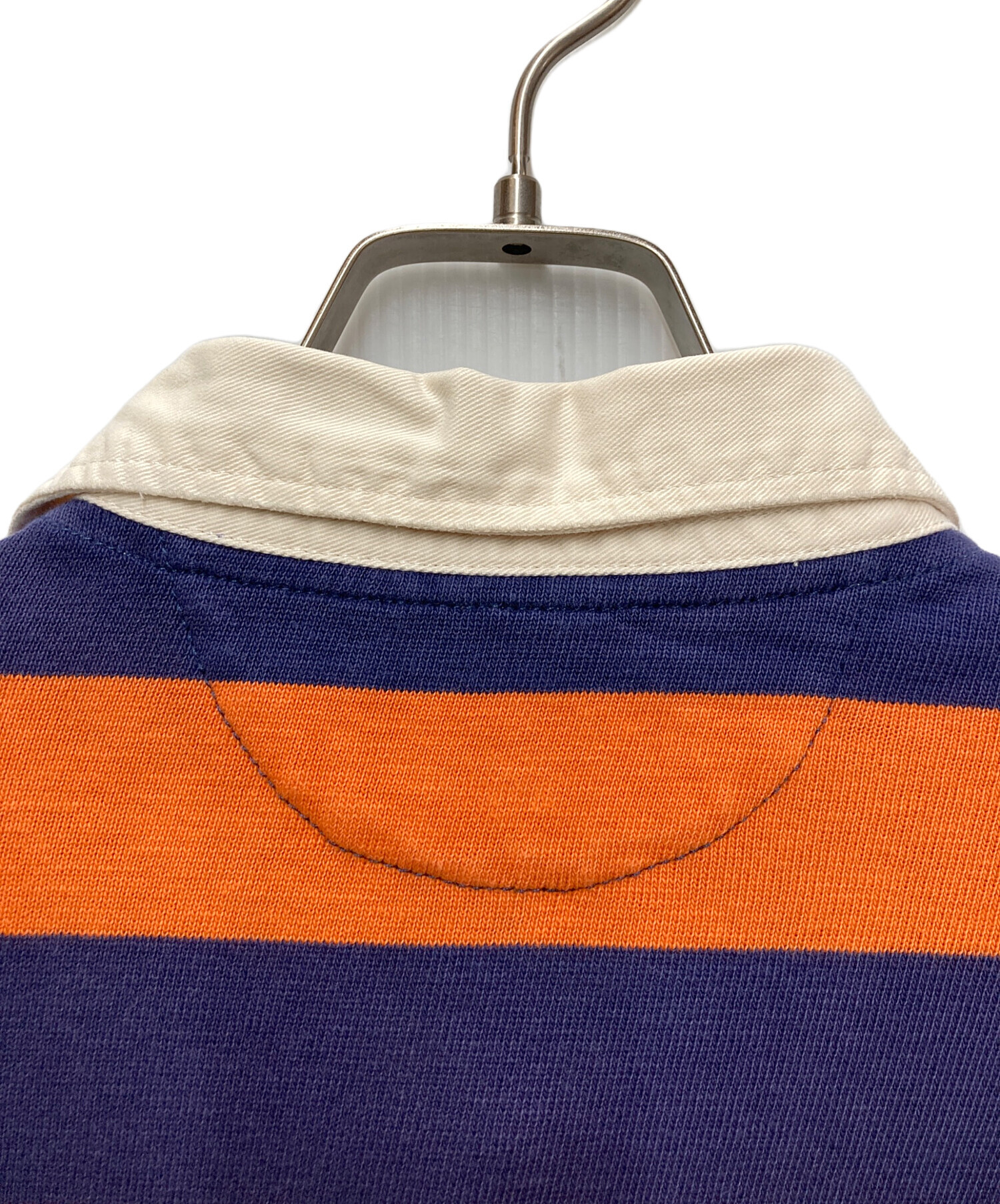 【新品未使用】POLO RALPH LAUREN ラガーシャツ M 紺色×橙色 中古・古着通販】POLO RALPH LAUREN (ポロ・ラルフローレン) 長袖