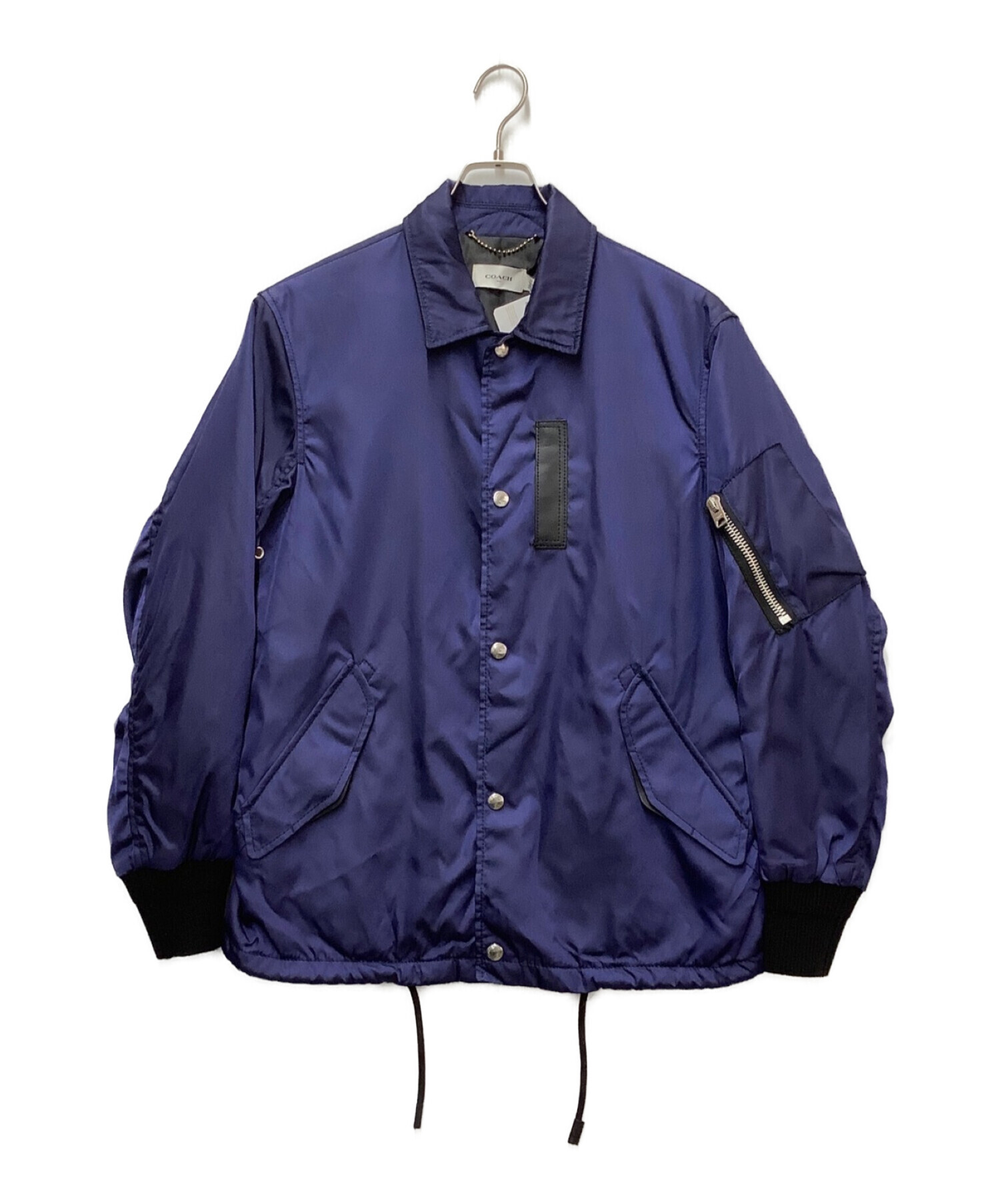 中古・古着通販】COACH (コーチ) ミリタリージャケット ネイビー 