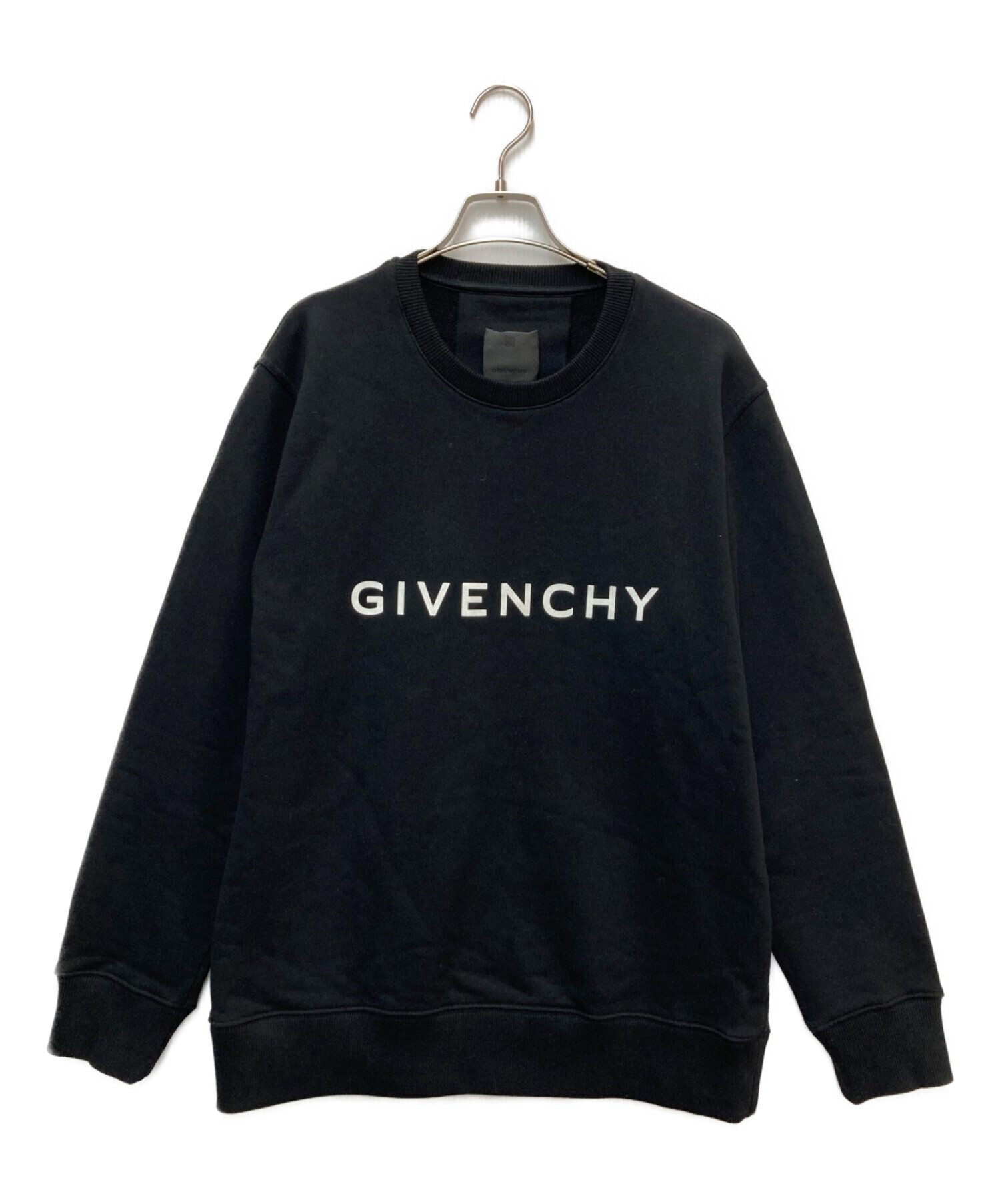 ジバンシィ　スウェット　ジャージ　ロゴ　ブラック　黒　ジップ　GIVENCHY 中古・古着通販】GIVENCHY (ジバンシィ) ロゴスウェット ブラック