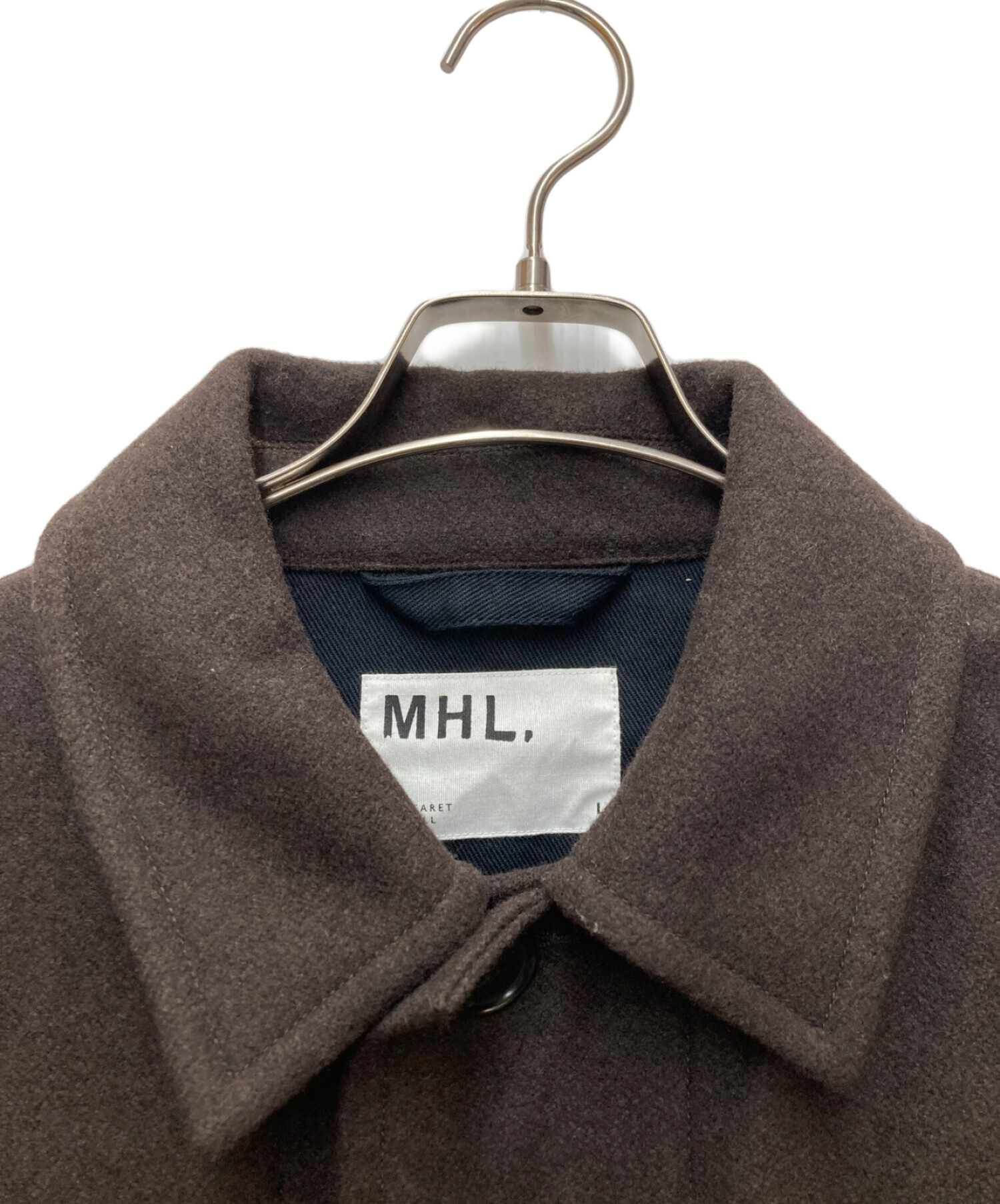 中古・古着通販】MHL (エムエイチエル) ウールジャケット ブラウン