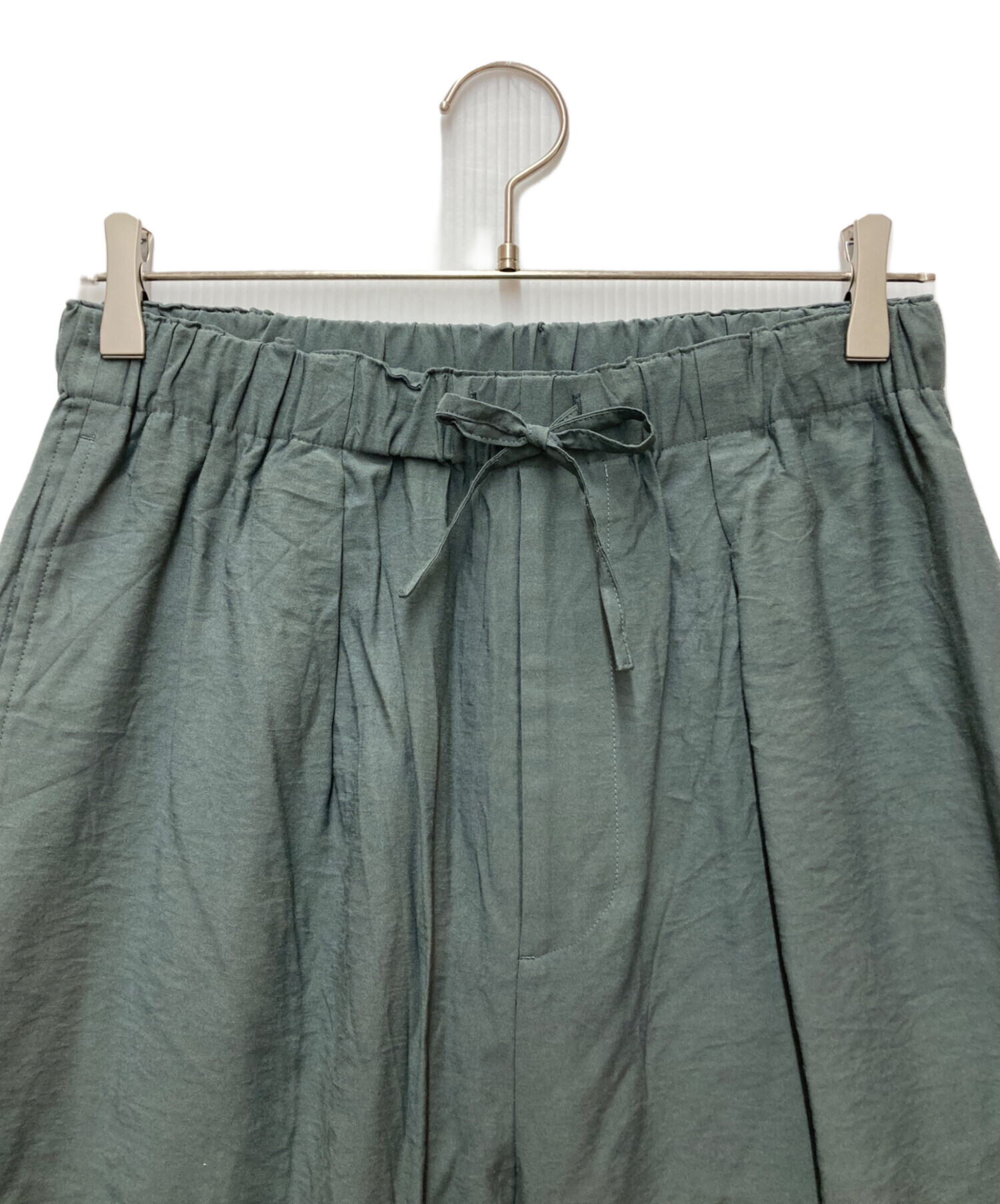 中古・古着通販】YOKE (ヨーク) EASY WIDE PANTS グリーン サイズ:2