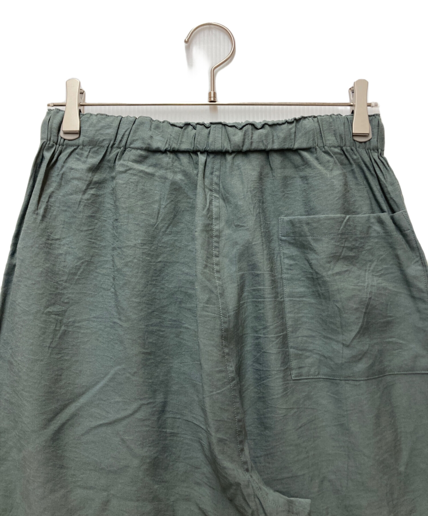 中古・古着通販】YOKE (ヨーク) EASY WIDE PANTS グリーン サイズ:2