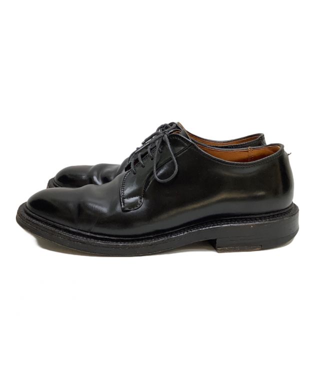 ALDEN 旧ロゴ　ブラック　プレーントゥ　ドレスシューズ ALDEN 旧ロゴブラックプレーントゥドレスシューズ