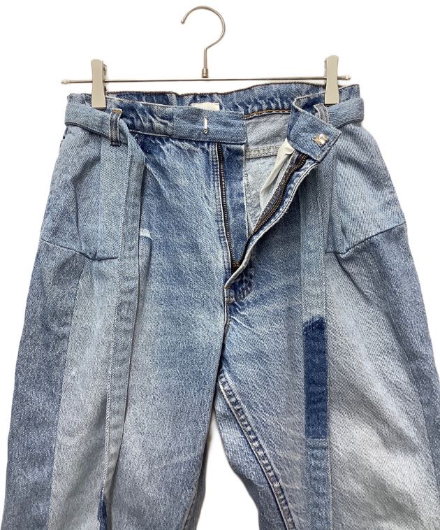 SEEALL 再構築デニムパンツ