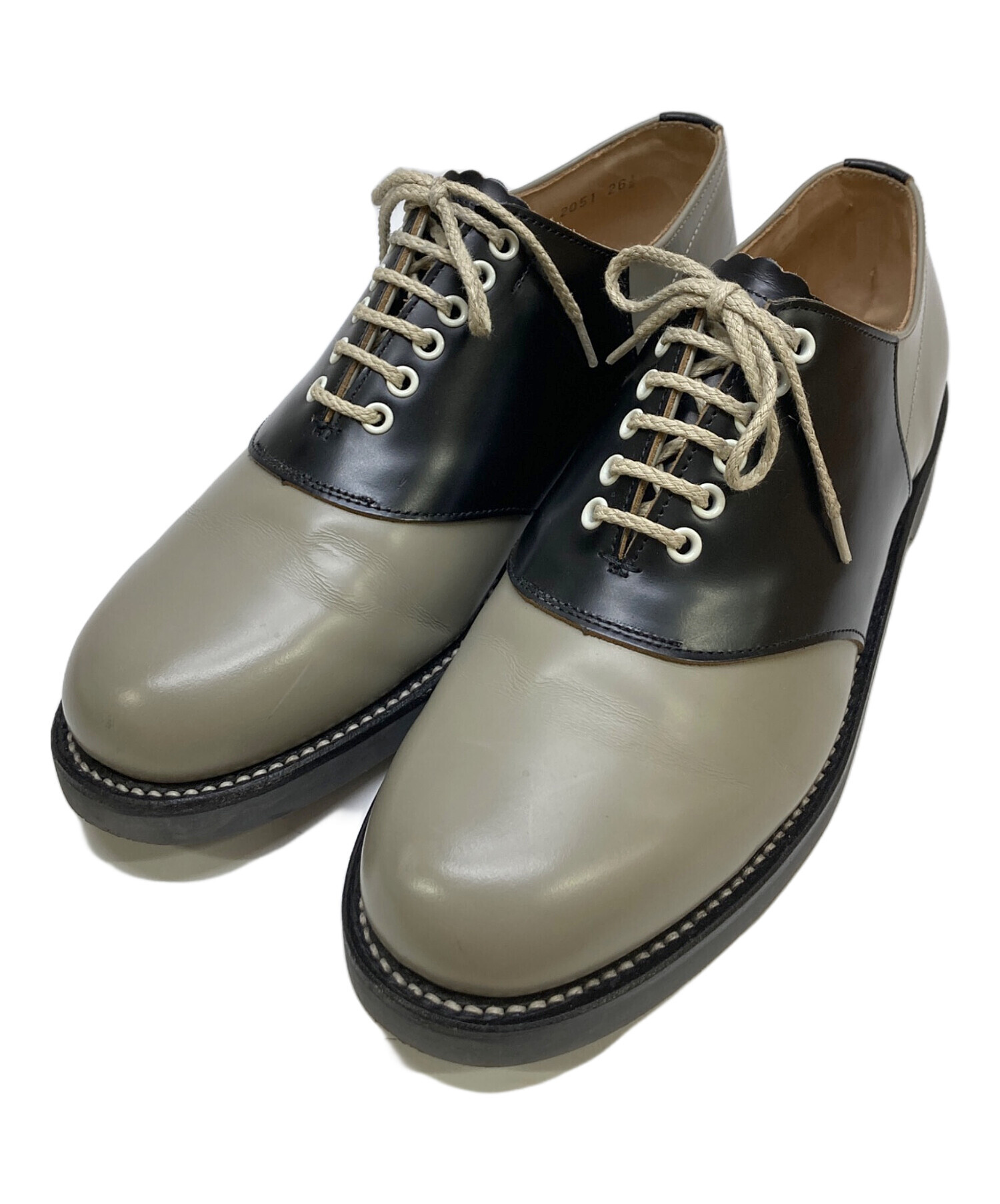 中古・古着通販】REGAL (リーガル) サドルシューズ グレー サイズ:26 1