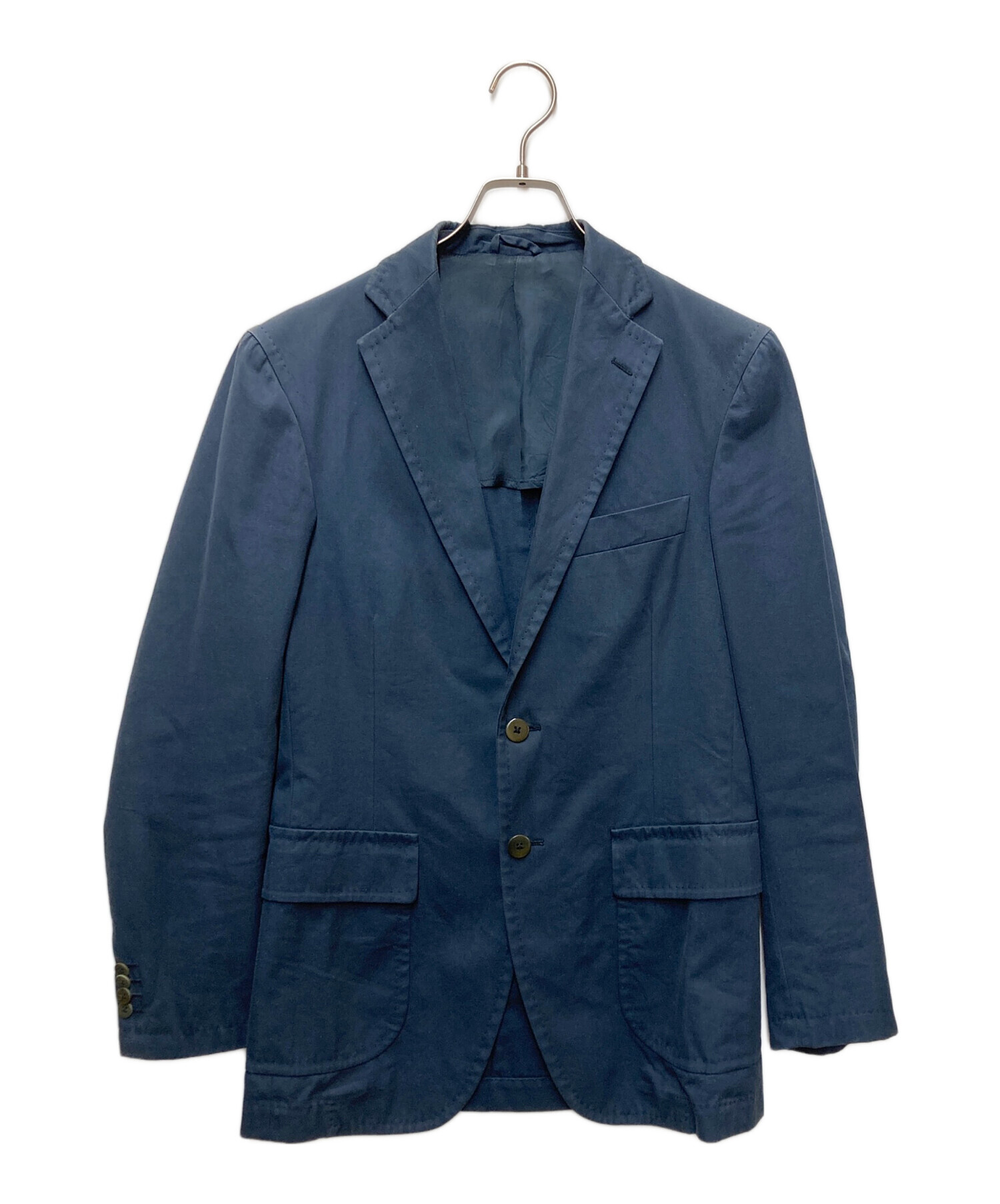 Belvest 【価格交渉可】ネイビー テーラードジャケット 中古・古着通販】Belvest (ベルヴェスト) テーラードジャケット