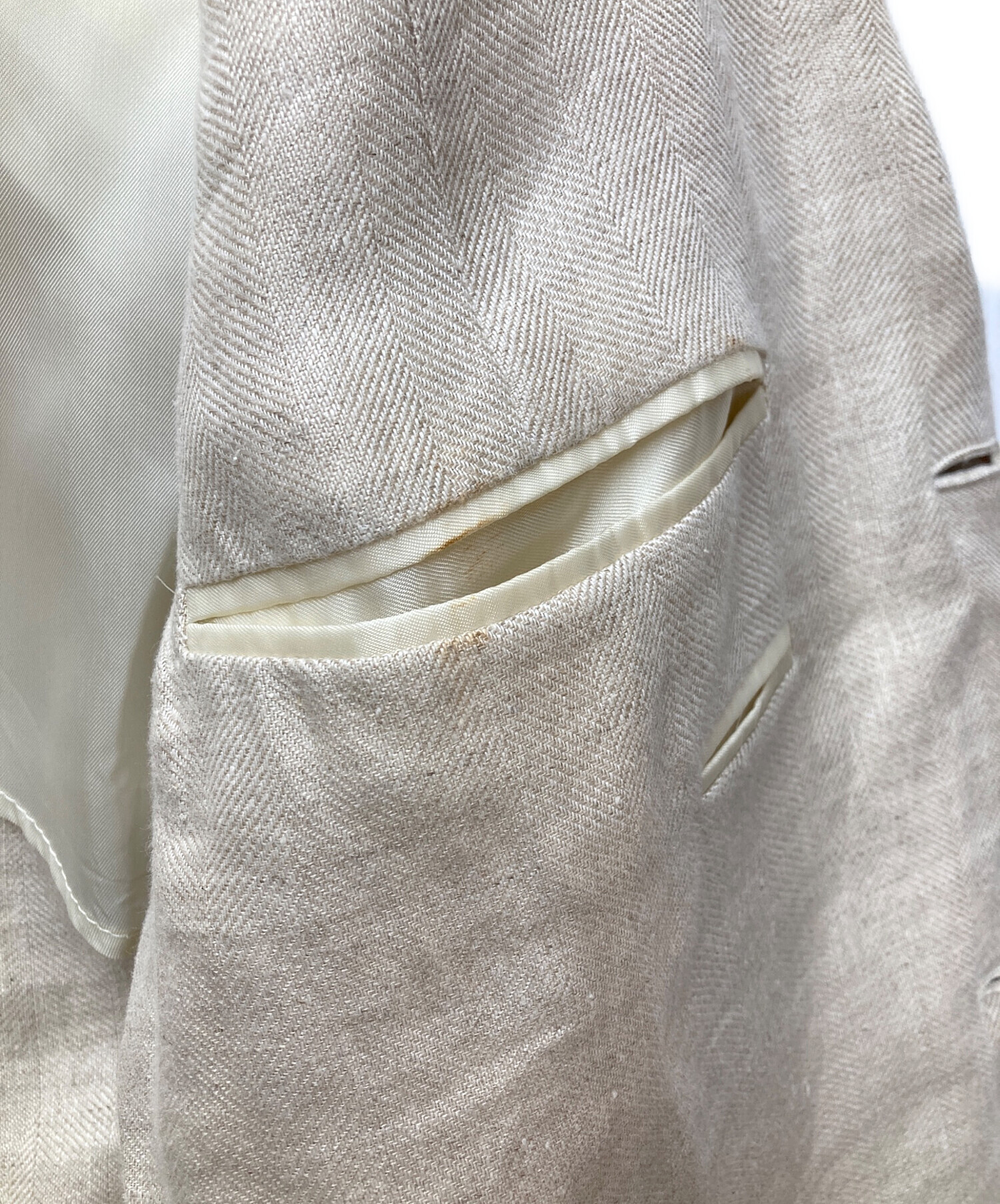 Belvest春夏テーラードジャケット　サイズ46 Belvest春夏テーラードジャケット サイズ46 Belvest春夏テーラード