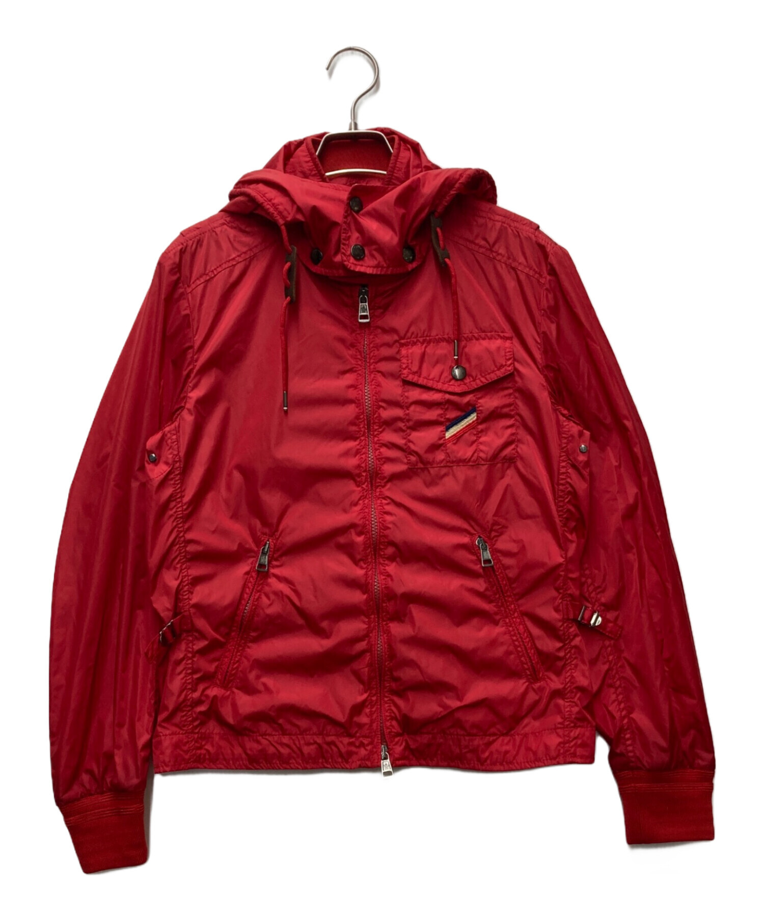 中古・古着通販】MONCLER (モンクレール) ナイロンジャケット レッド 