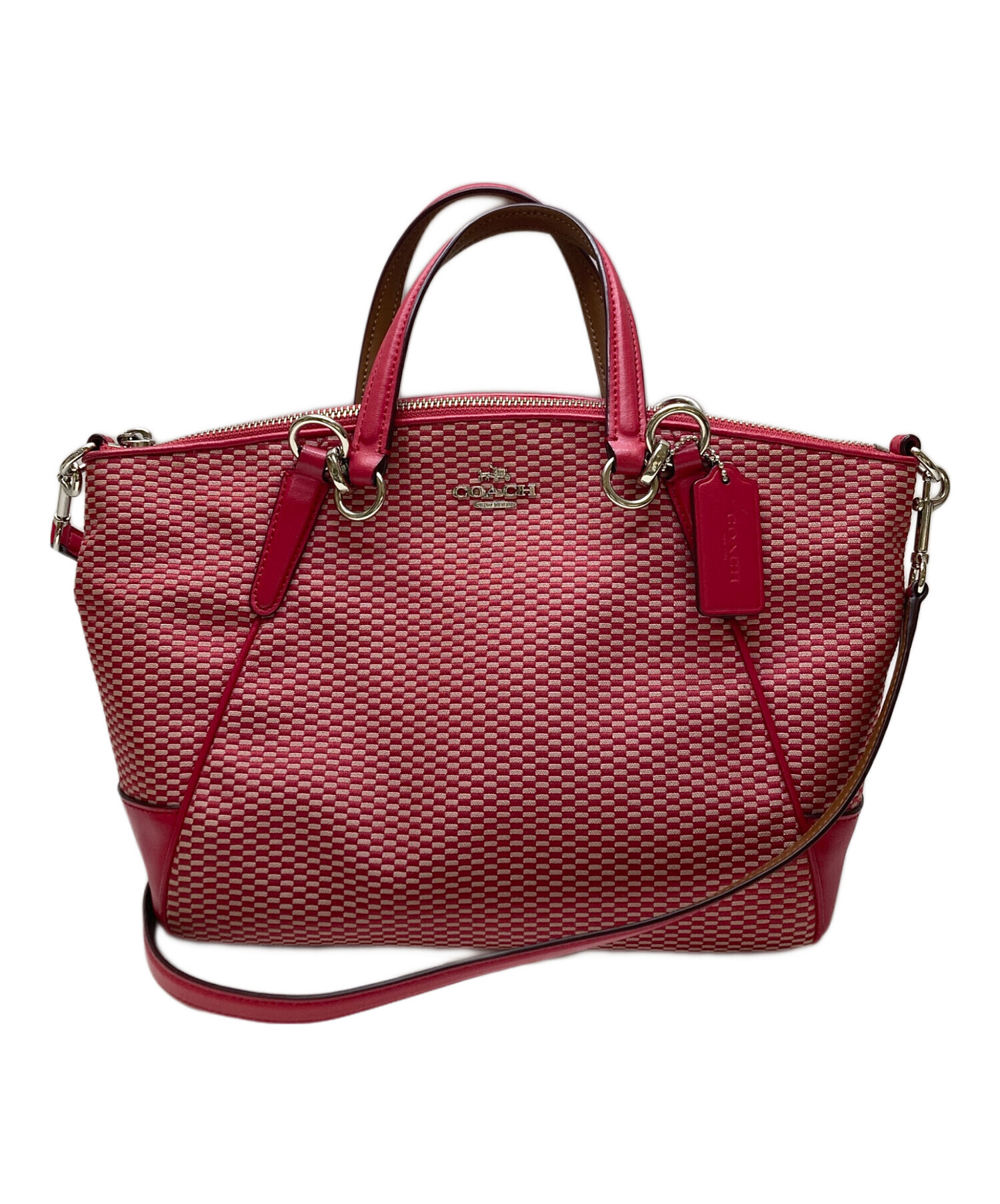 COACH 2WAY オシャレハンドバッグ 新品未使用 COACH 「COACH」 ワンポイント2WAYバッグ - ピンク レディース