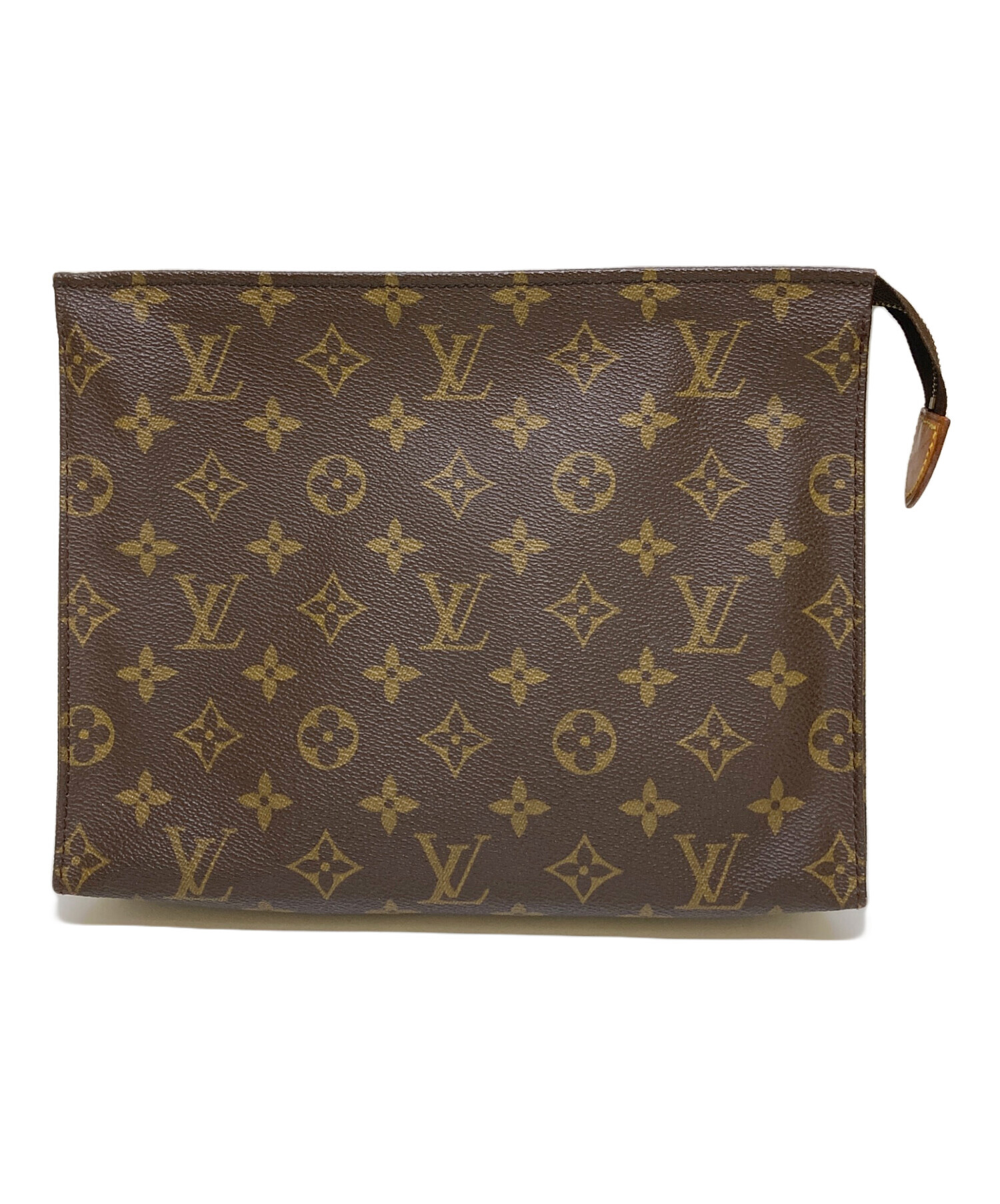 LOUIS VUITTON ルイヴィトン ポシェット トワレ 26 ブラウン 中古・古着通販】LOUIS VUITTON (ルイ ヴィトン) モノグラム
