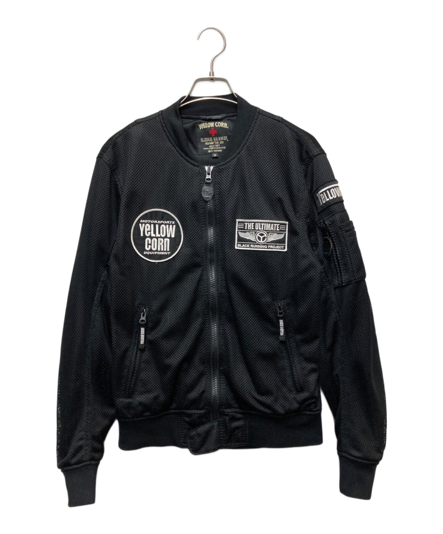 YELLOW CORN バイカー用ジャケット ブラック