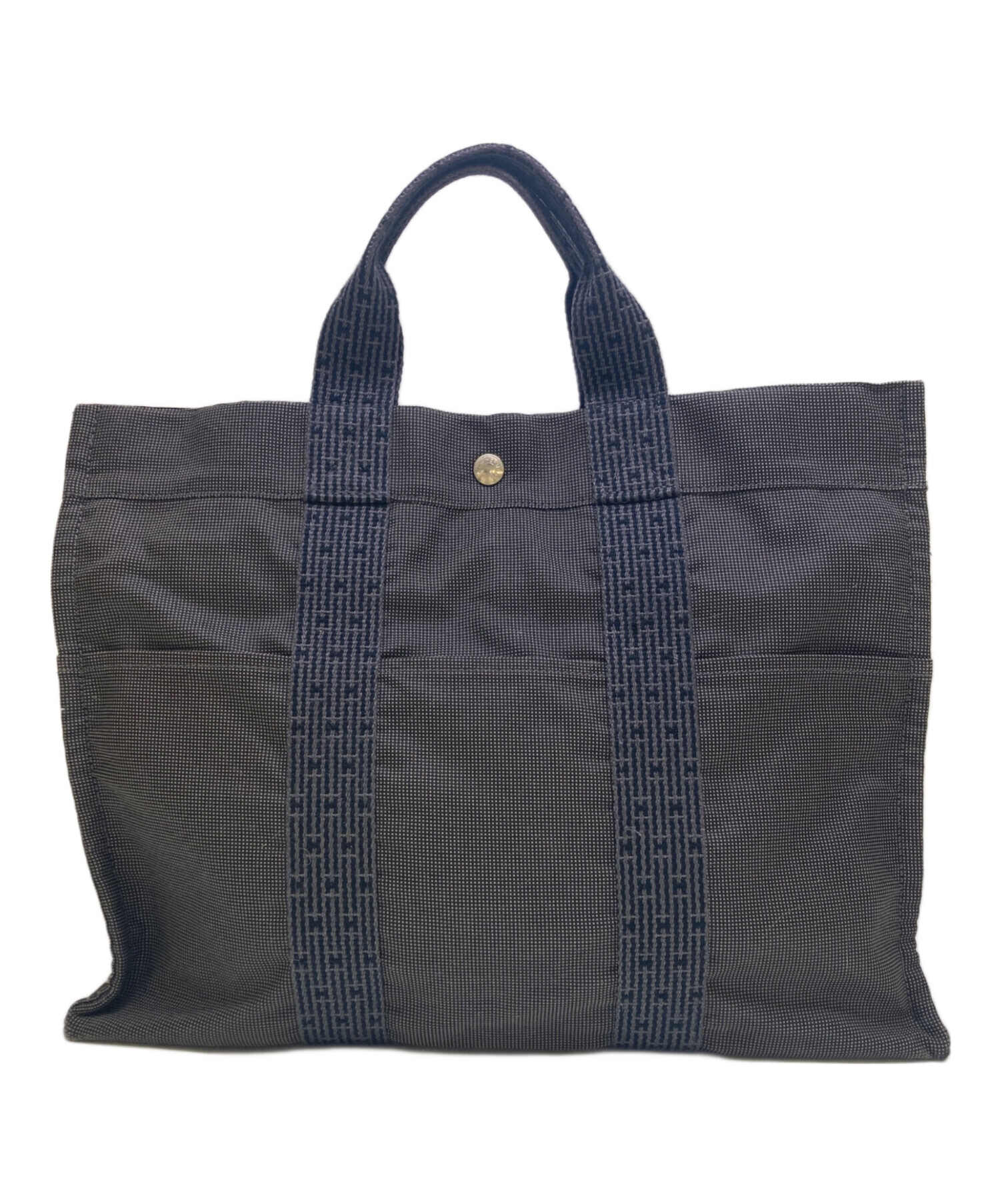 中古・古着通販】HERMES (エルメス) エールライン トートMM グレー 