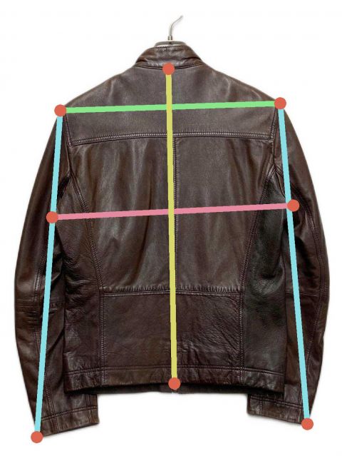 中古・古着通販】BOSS HUGO BOSS (ボス ヒューゴボス) シングルレザー