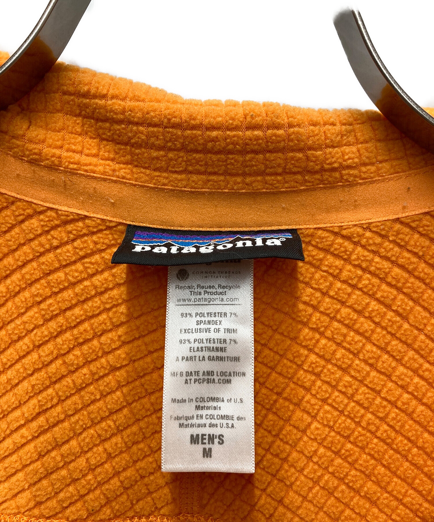 patagoniaパタゴニア／R1プルオーバージャケット／Mオレンジ／極美 R1 プルオーバー オレンジ | アウトドア用品・アウトドアグッズの中古