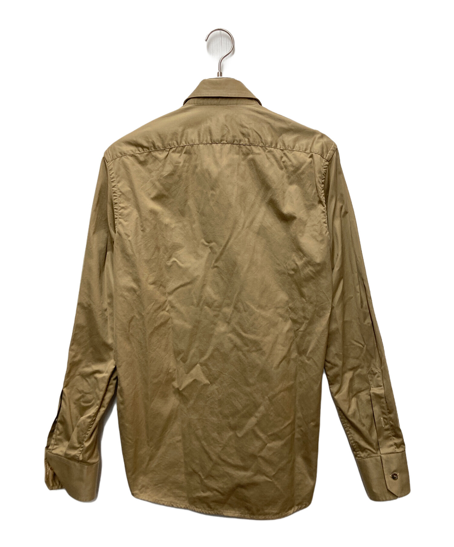 中古・古着通販】GUCCI (グッチ) 長袖シャツ カーキ サイズ:40 