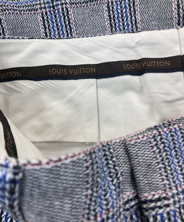 中古・古着通販】LOUIS VUITTON (ルイ ヴィトン) チェックハーフパンツ