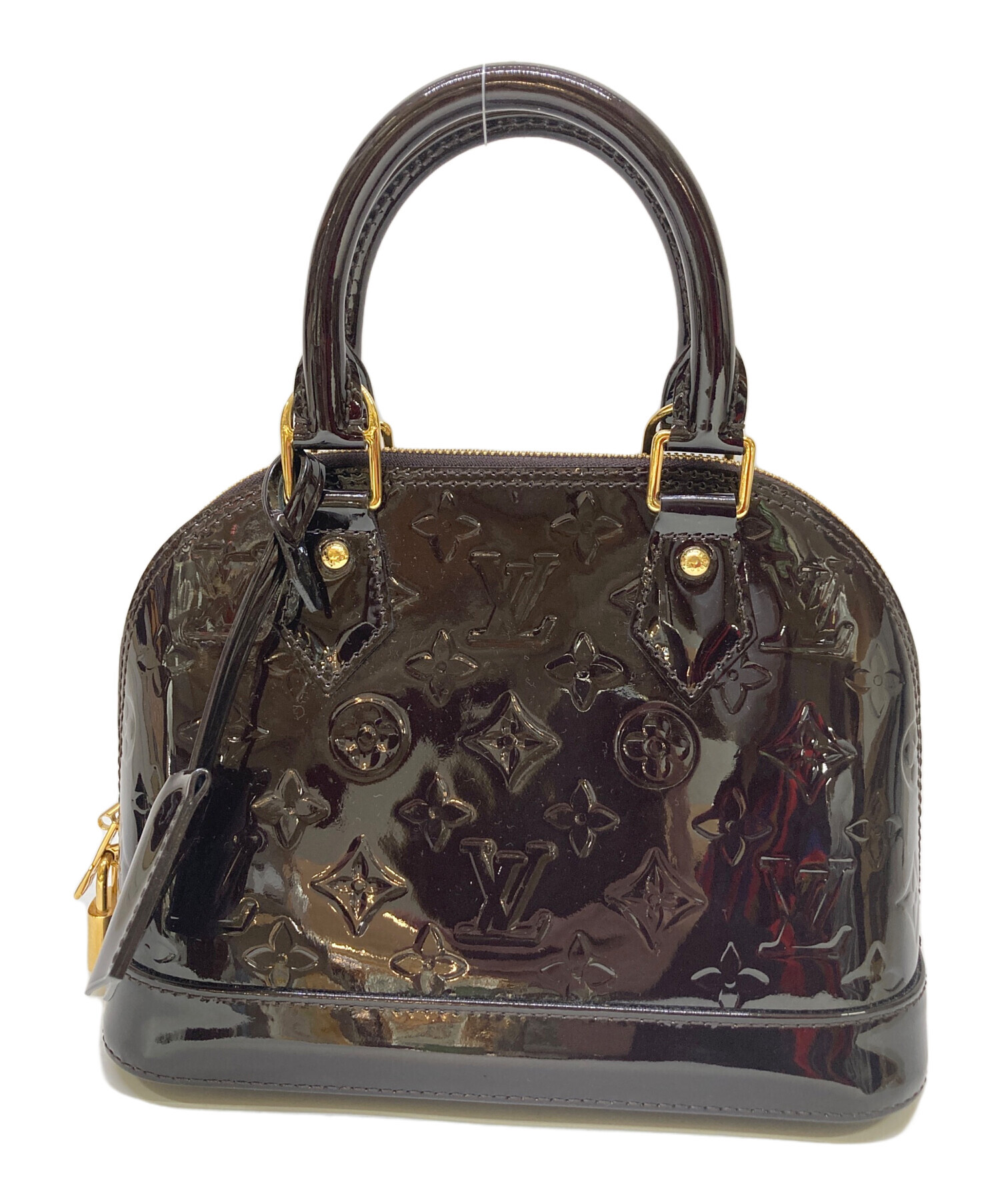 ルイヴィトン ヴェルニ アマラント 鑑定済 ルイヴィトン ヴェルニ アマラント 10枚カード ファスナー長