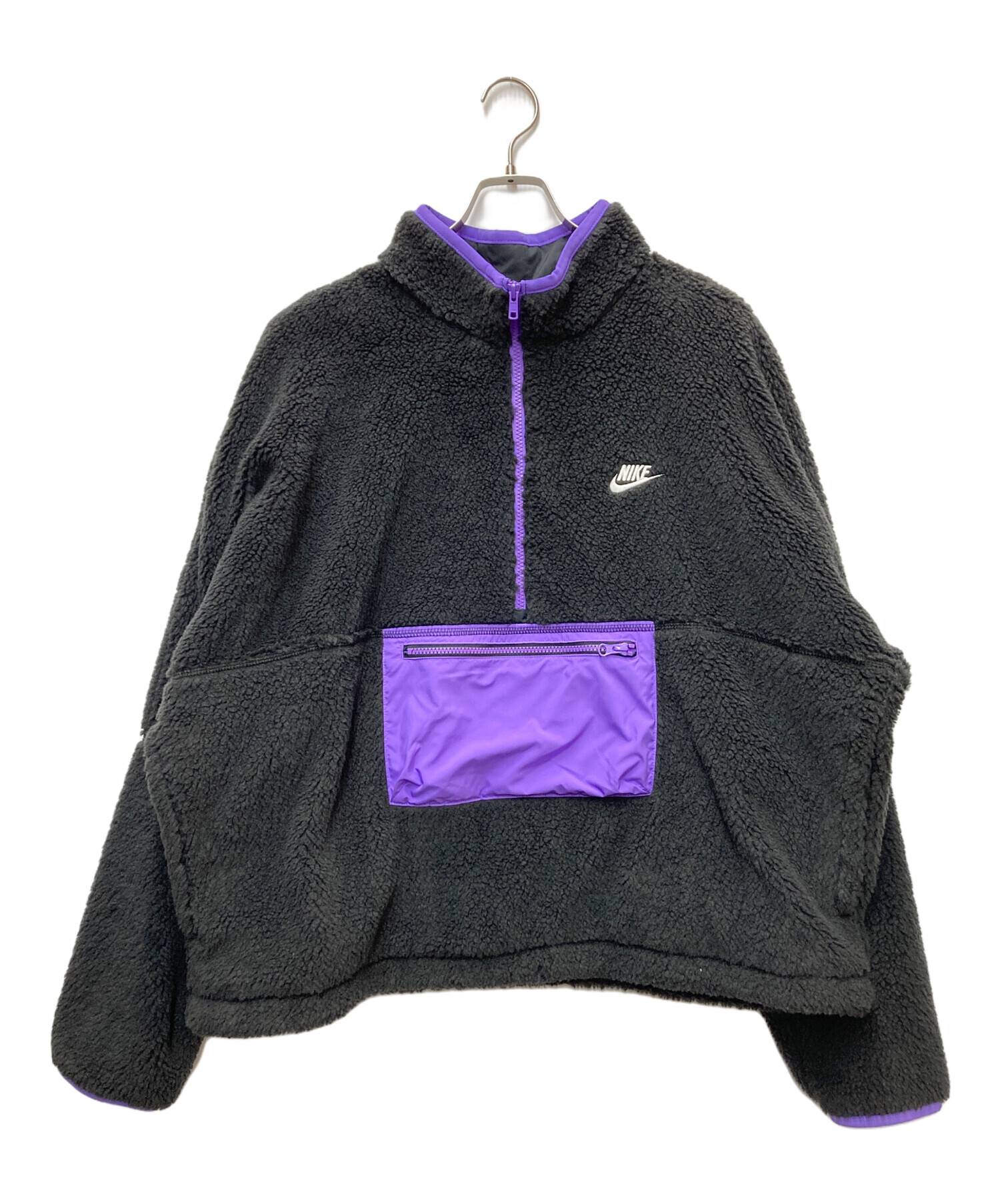 中古・古着通販】NIKE (ナイキ) CLUB+ WINTER HZ ANORAK ブラック 