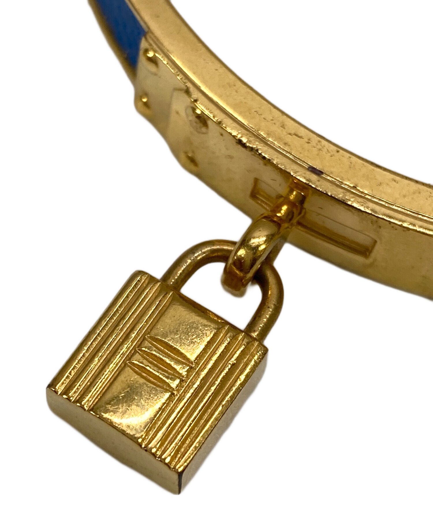 中古・古着通販】HERMES (エルメス) ケリーバングル ゴールドカラー 