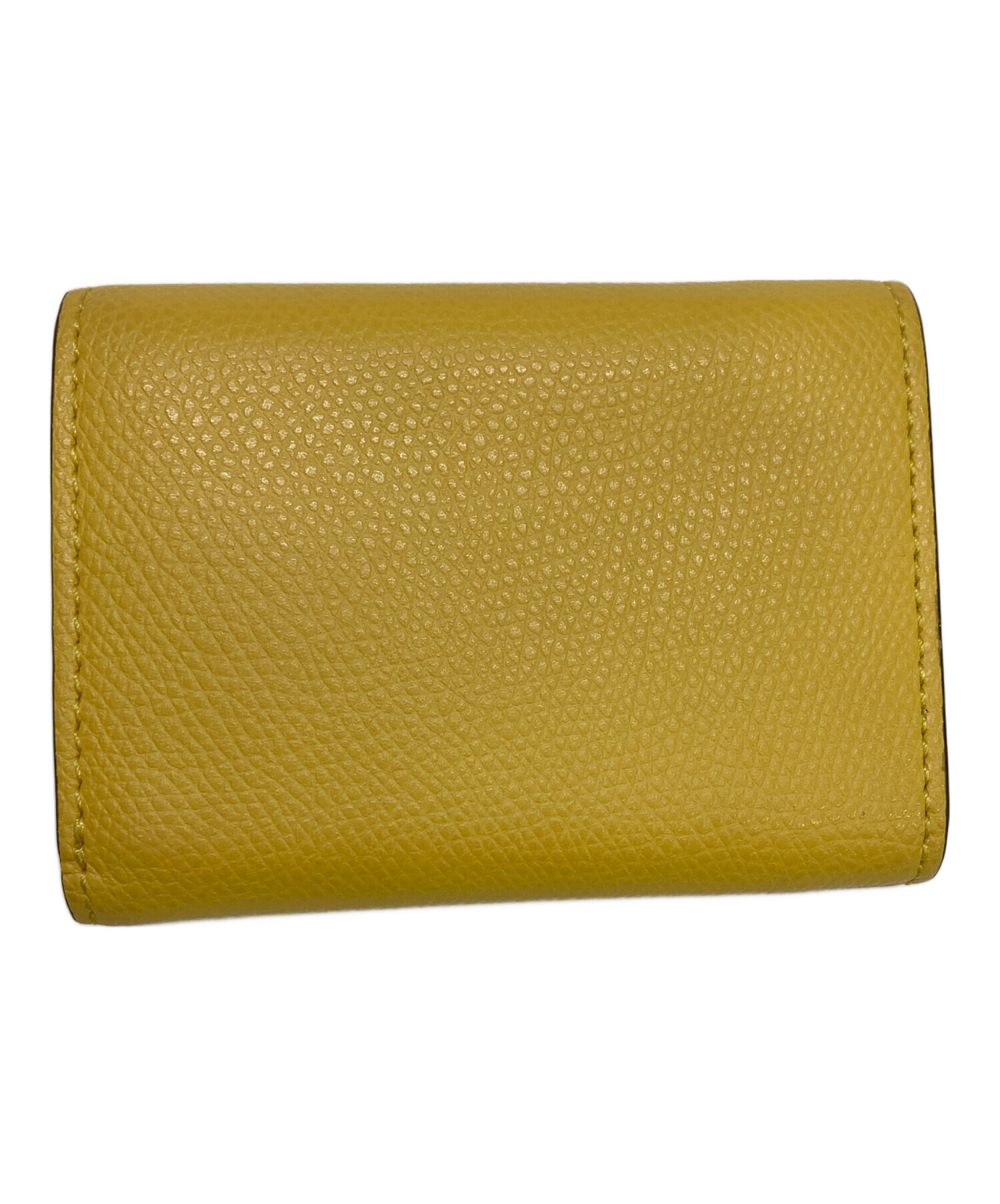 中古・古着通販】FENDI (フェンディ) 3つ折り財布 エフイズ イエロー