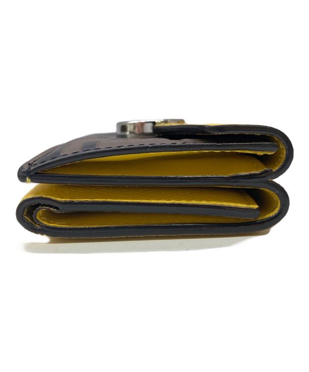 中古・古着通販】FENDI (フェンディ) 3つ折り財布 エフイズ イエロー