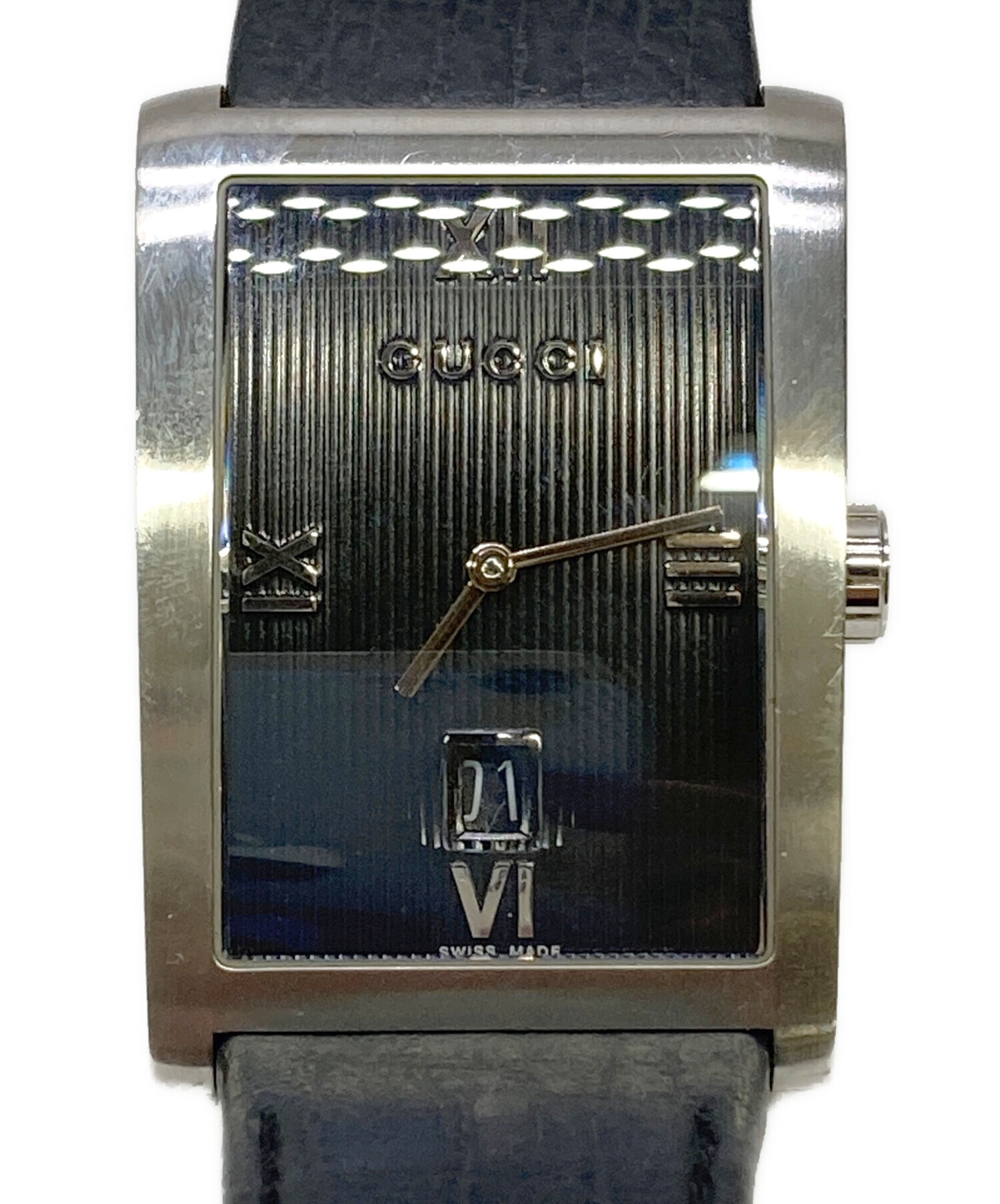 GUCCI スクエア型 時計 中古・古着通販】GUCCI (グッチ) 腕時計 スクエアレクタンギュラー