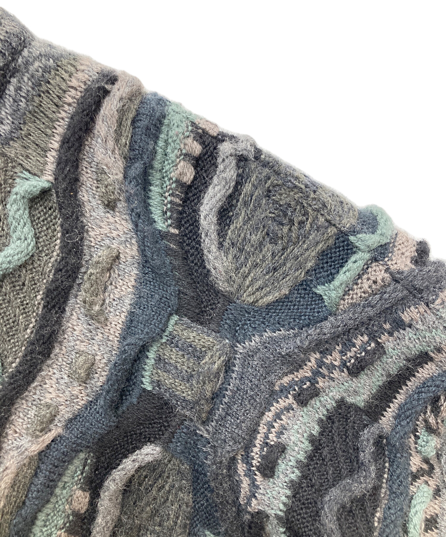 タグ付未使用　けどちょい訳あり　COOGI クージー 3D ニット スウェット 90's COOGI 3D Knit Sweater S / クージー 3Dニット ウール セーター