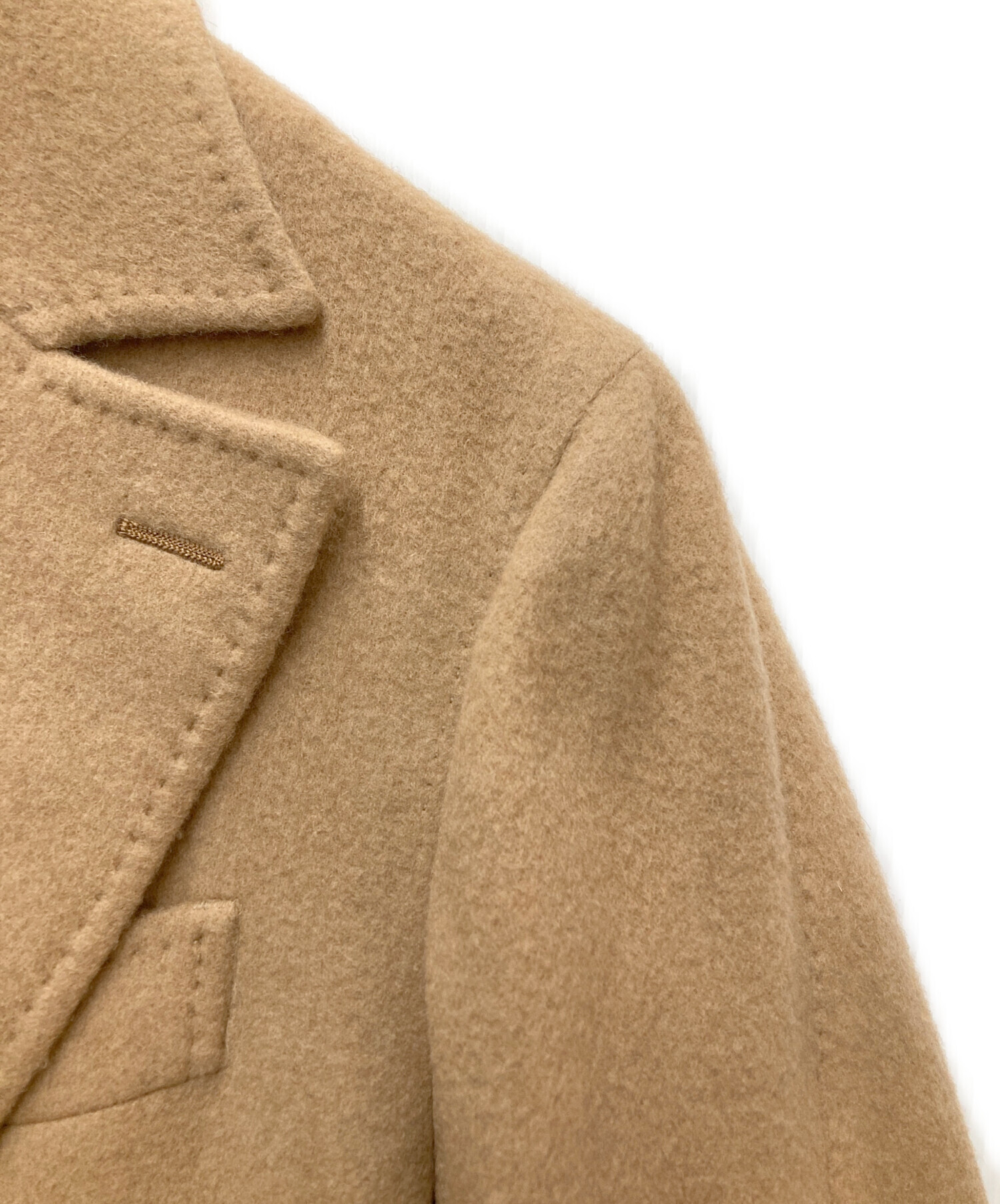 ⭐️スティレラティーノダブルチェスターコート44 高級品質ウール キャメルベージュ 2025年最新】Yahoo!オークション -stile latino コートの中古品・新品