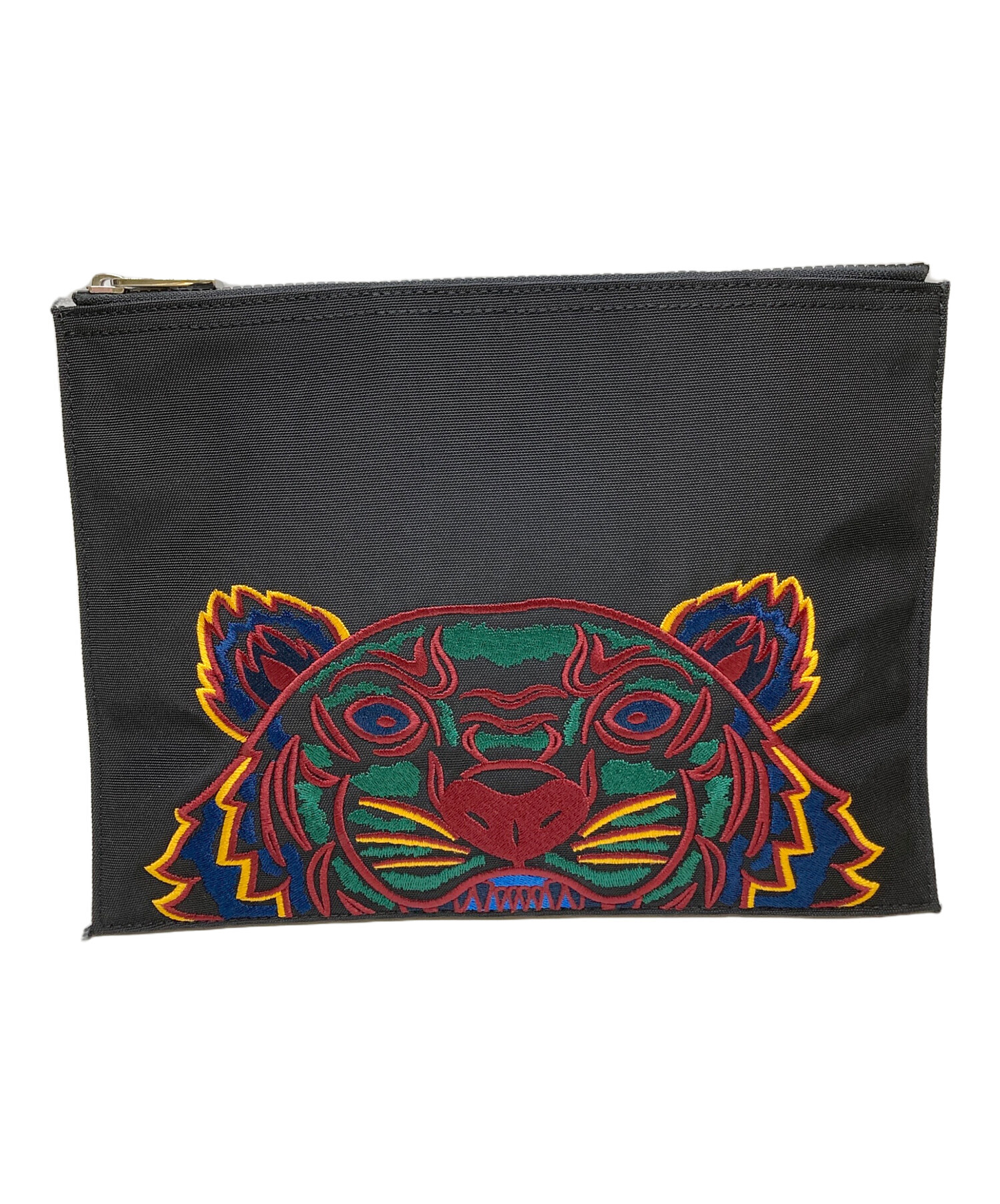 中古・古着通販】KENZO (ケンゾー) タイガー刺繍クラッチバッグ