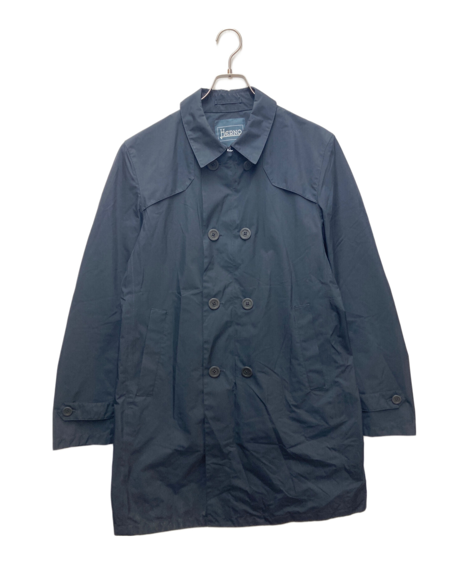 中古・古着通販】HERNO (ヘルノ) トレンチコート LAMINAR ネイビー