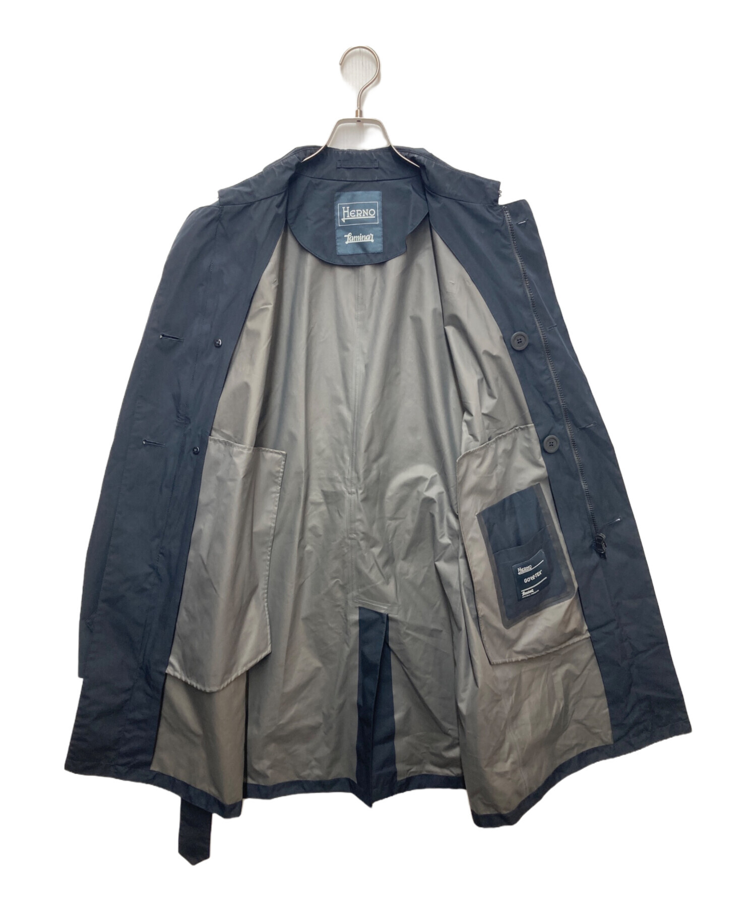 中古・古着通販】HERNO (ヘルノ) トレンチコート LAMINAR ネイビー