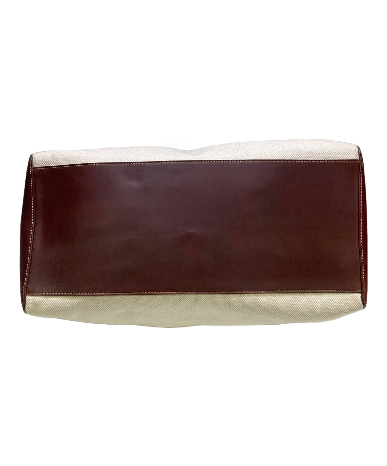 中古・古着通販】CELINE (セリーヌ) ロゴボストンバッグ ベージュ