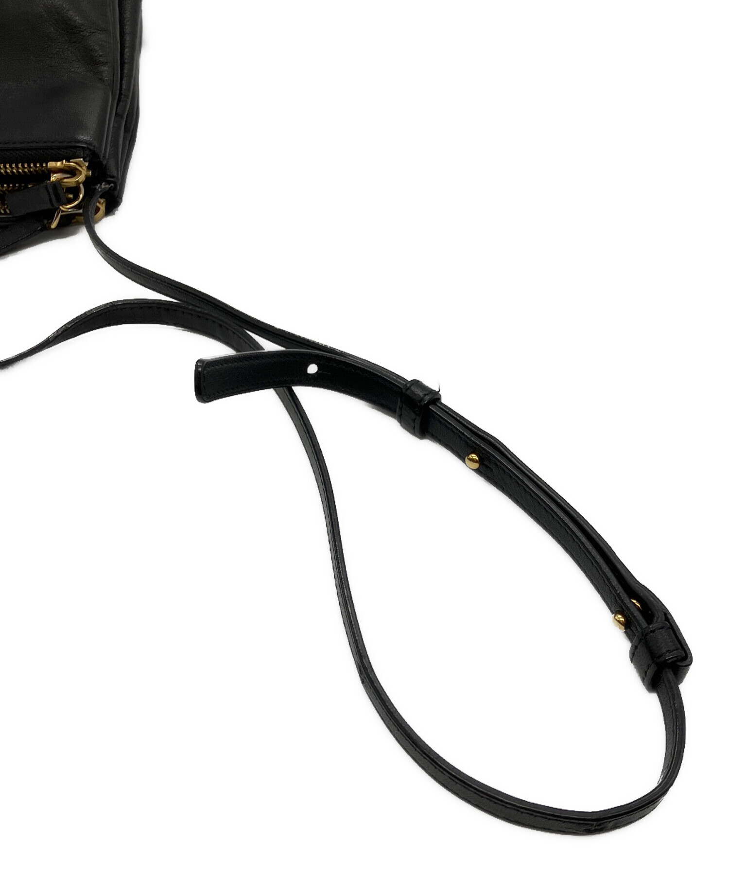 中古・古着通販】CELINE (セリーヌ) ショルダーバッグ ブラック