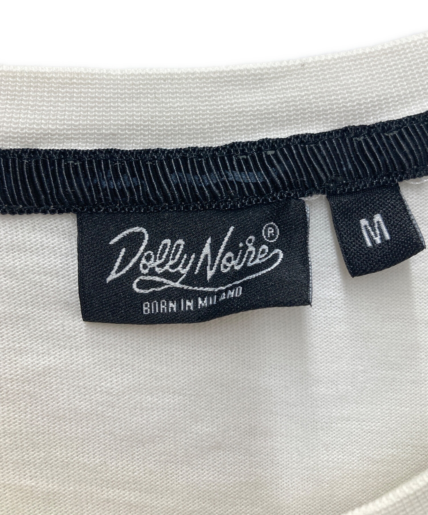 ドリーノアール DOLLY NOIRE 半袖Tシャツ グラディエント ロゴ ティー 