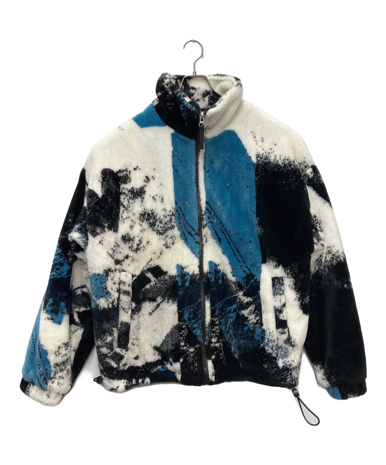 中古・古着通販】ZARA (ザラ) フリースジャケット ホワイト×ブルー 