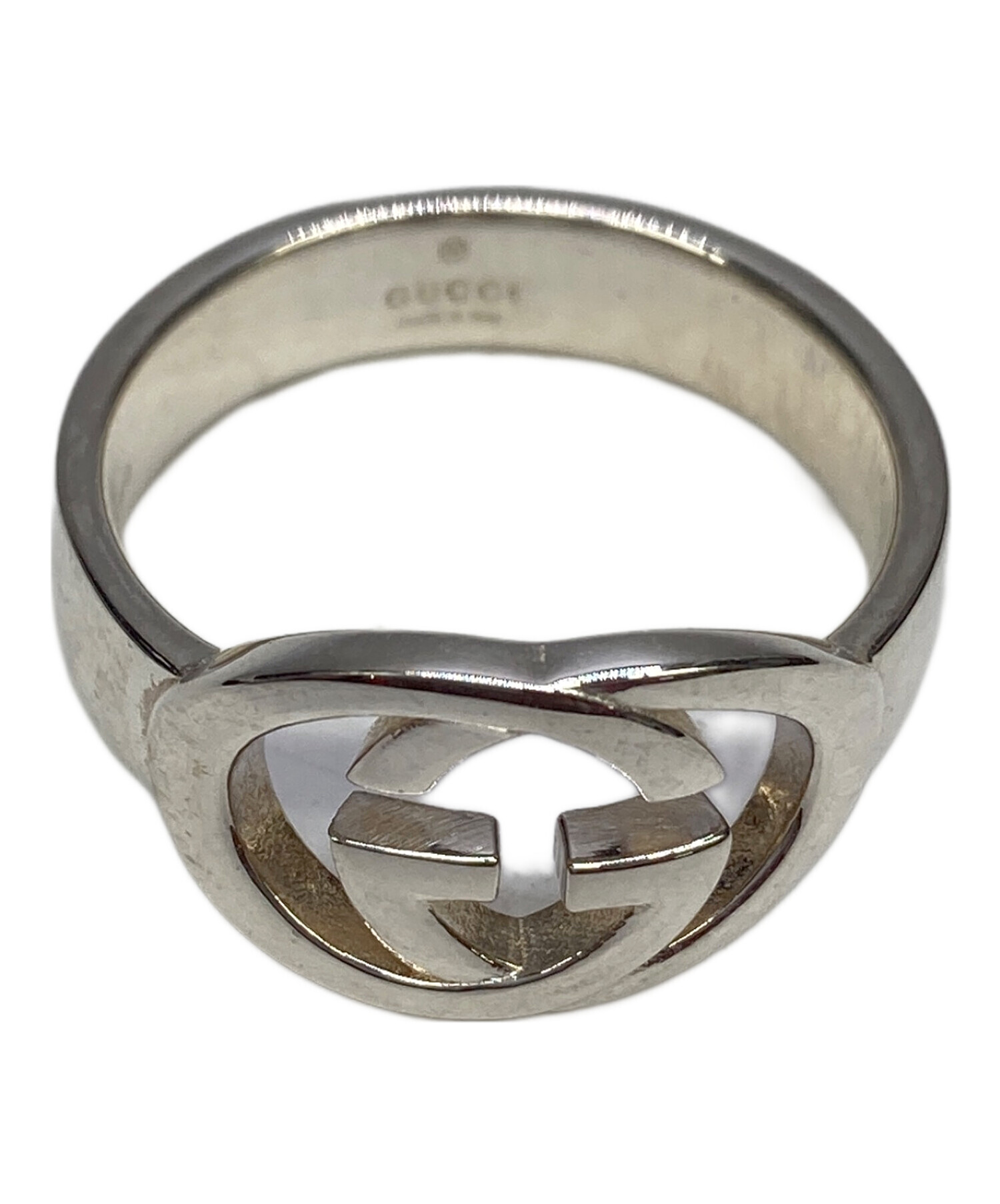 中古・古着通販】GUCCI (グッチ) インターロッキングGシルバーリング 