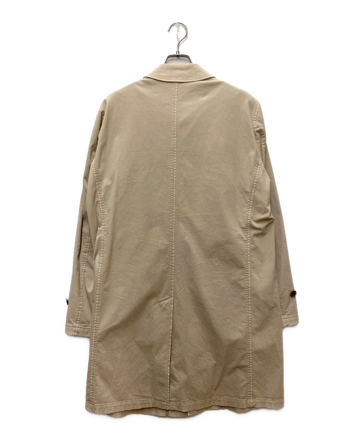 中古・古着通販】PAPAS (パパス) ステンカラーコート ベージュ サイズ