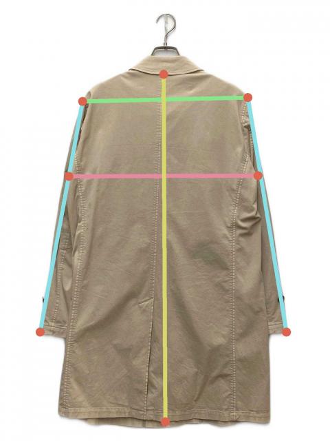 中古・古着通販】PAPAS (パパス) ステンカラーコート ベージュ サイズ